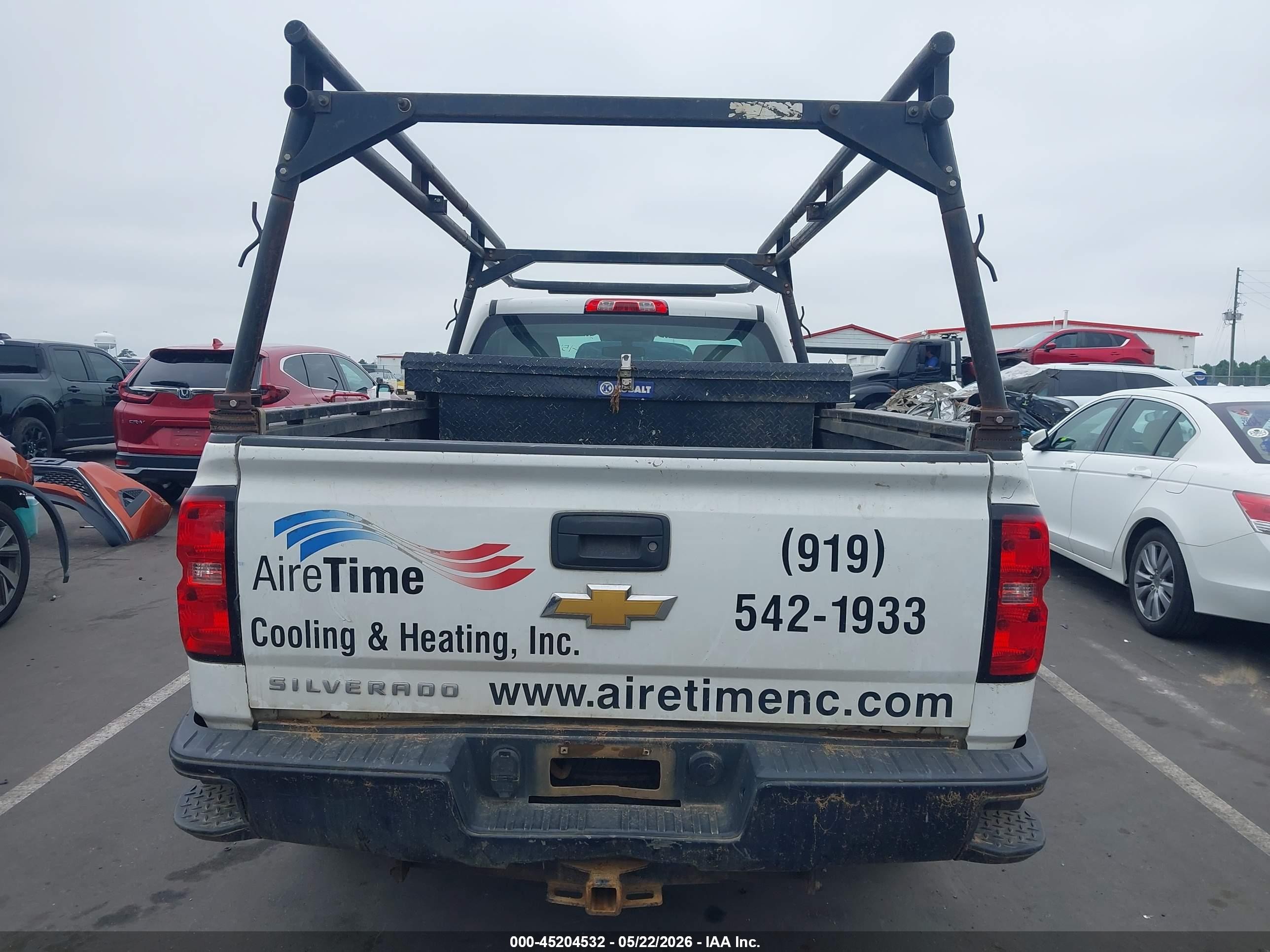 2015 Chevrolet Silverado 1500 Wt Белый vin: 1GCNKPEH5FZ216406