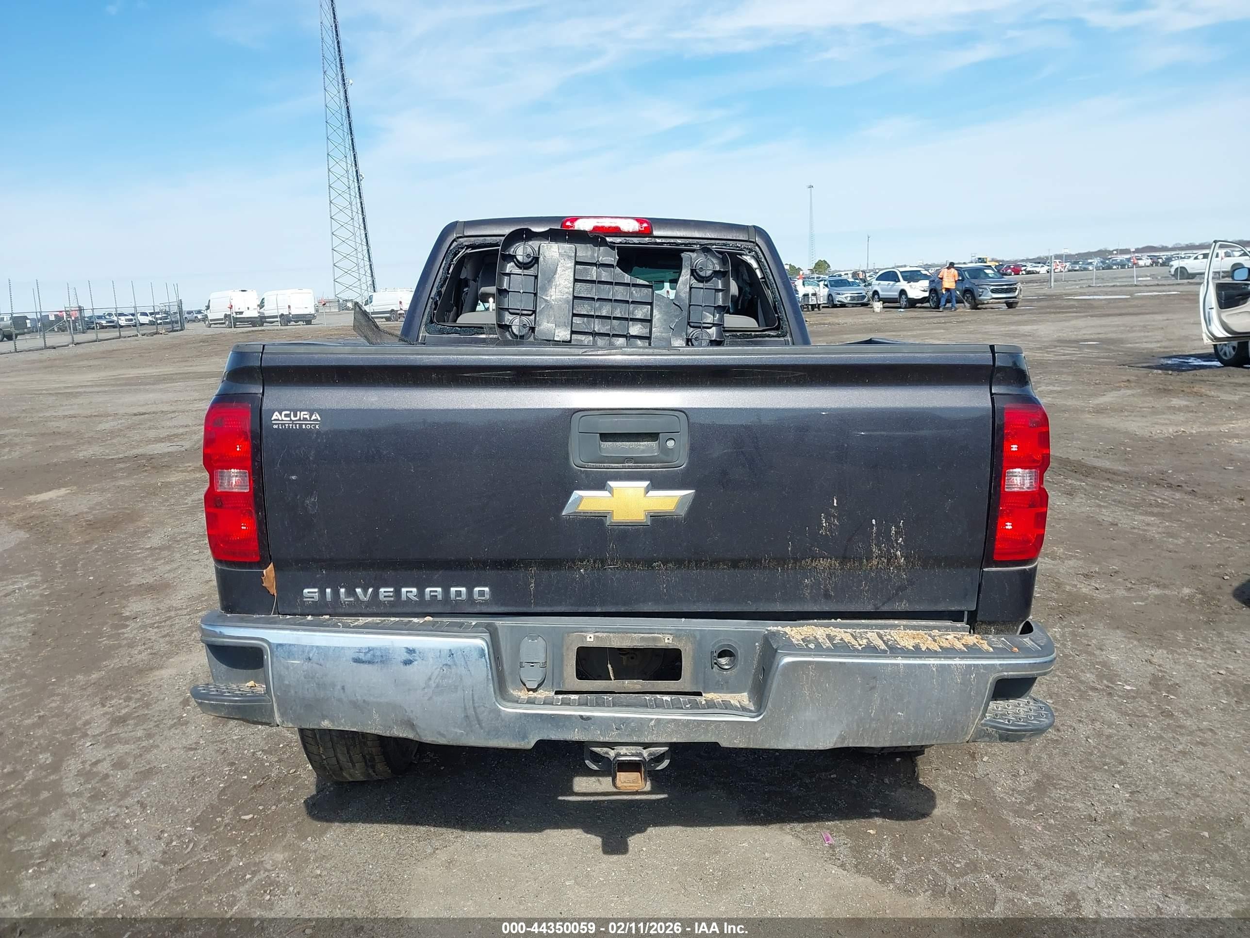 2015 Chevrolet Silverado 1500 Ls Gray vin: 1GCNKPEH5FZ245162