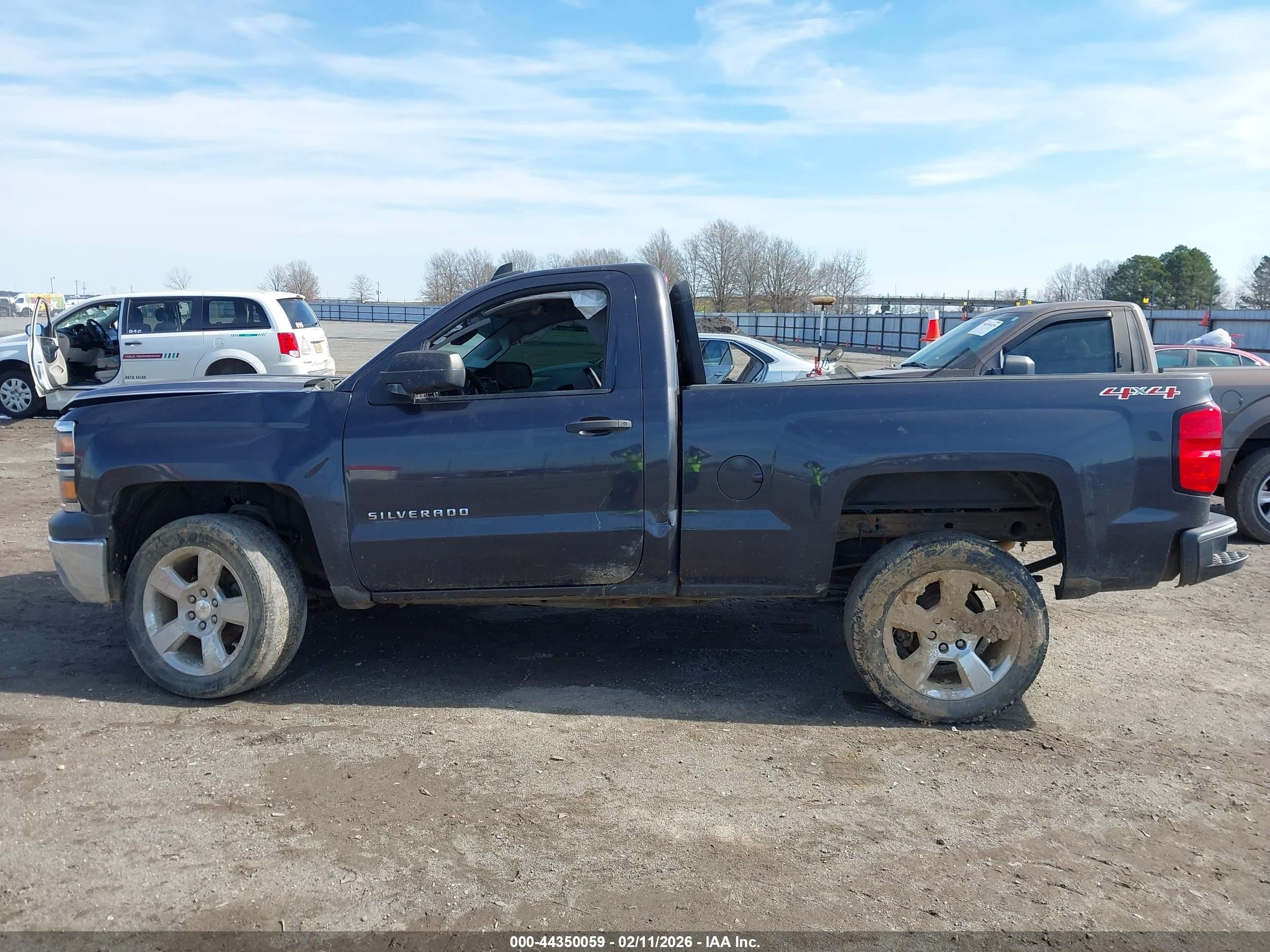 2015 Chevrolet Silverado 1500 Ls Gray vin: 1GCNKPEH5FZ245162