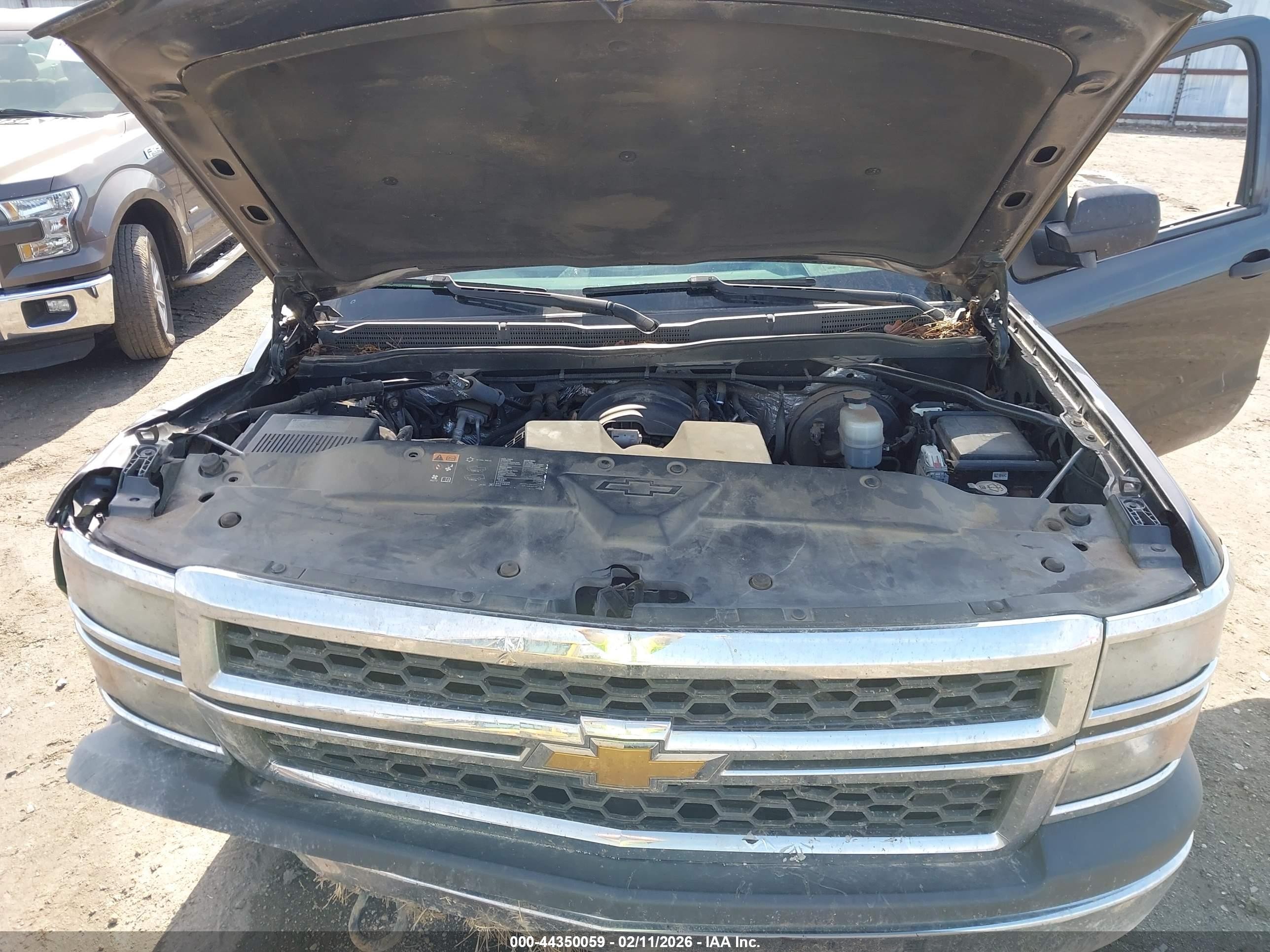 2015 Chevrolet Silverado 1500 Ls Gray vin: 1GCNKPEH5FZ245162