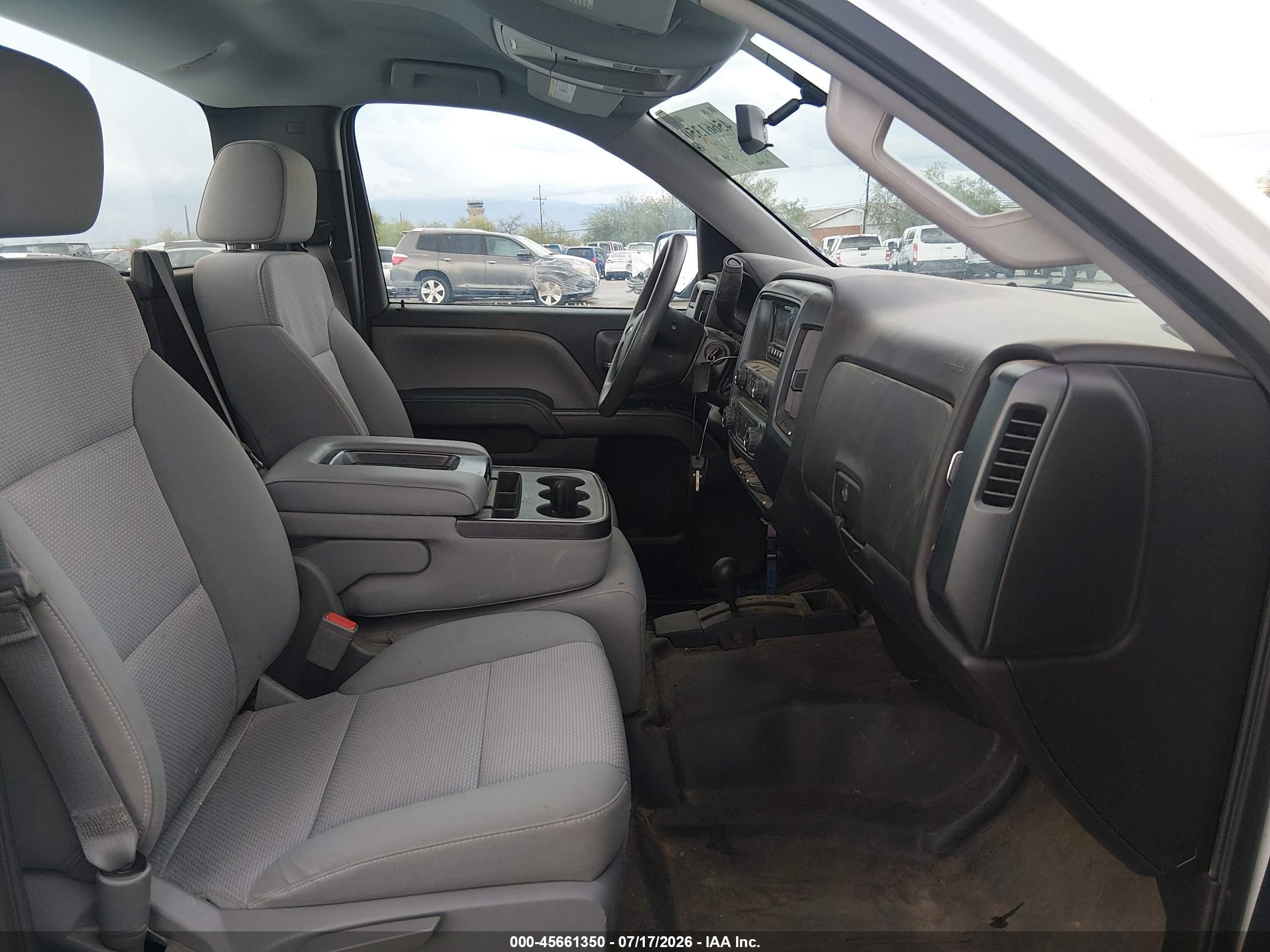 2015 Chevrolet Silverado 1500 Work Truck White vin: 1GCNKPEH5FZ342376