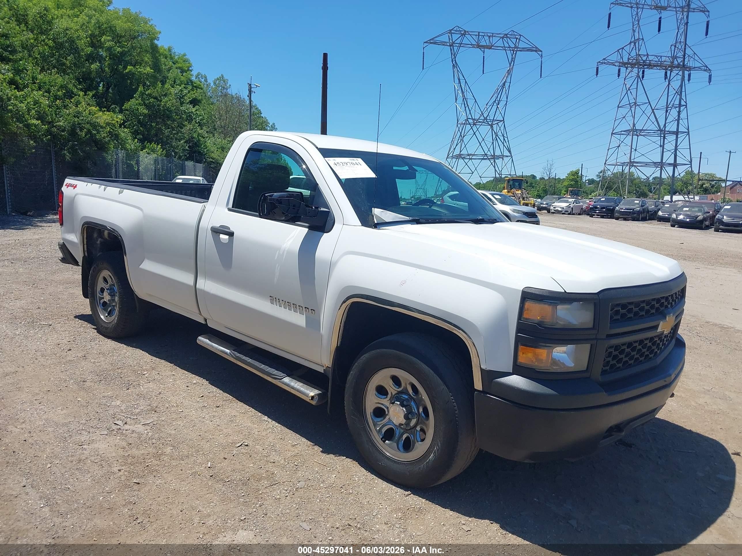 2014 Chevrolet Silverado 1500 Work Truck 1wt vin: 1GCNKPEH8EZ287243