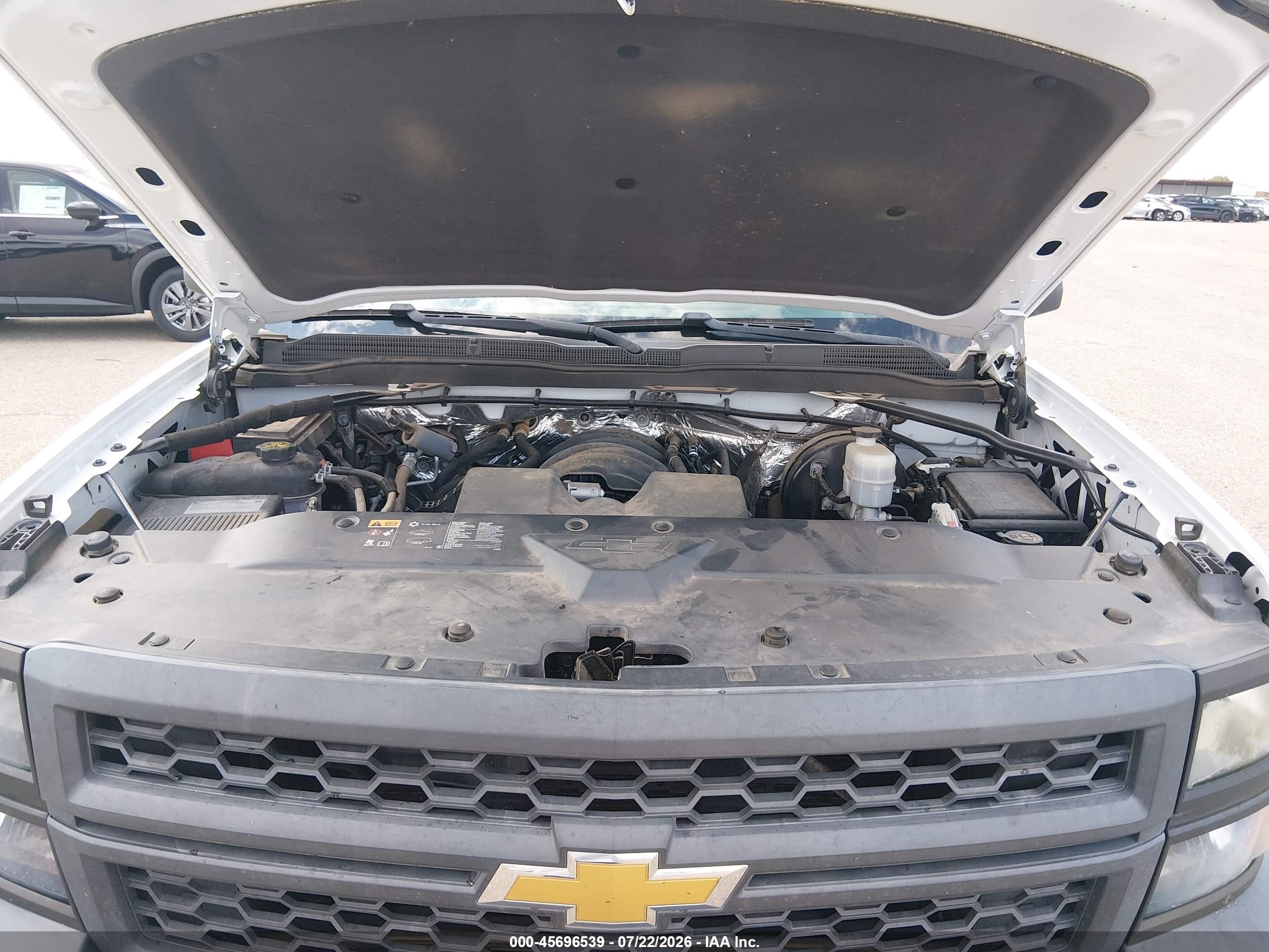 2015 Chevrolet Silverado 1500 Work Truck White vin: 1GCNKPEH8FZ342811