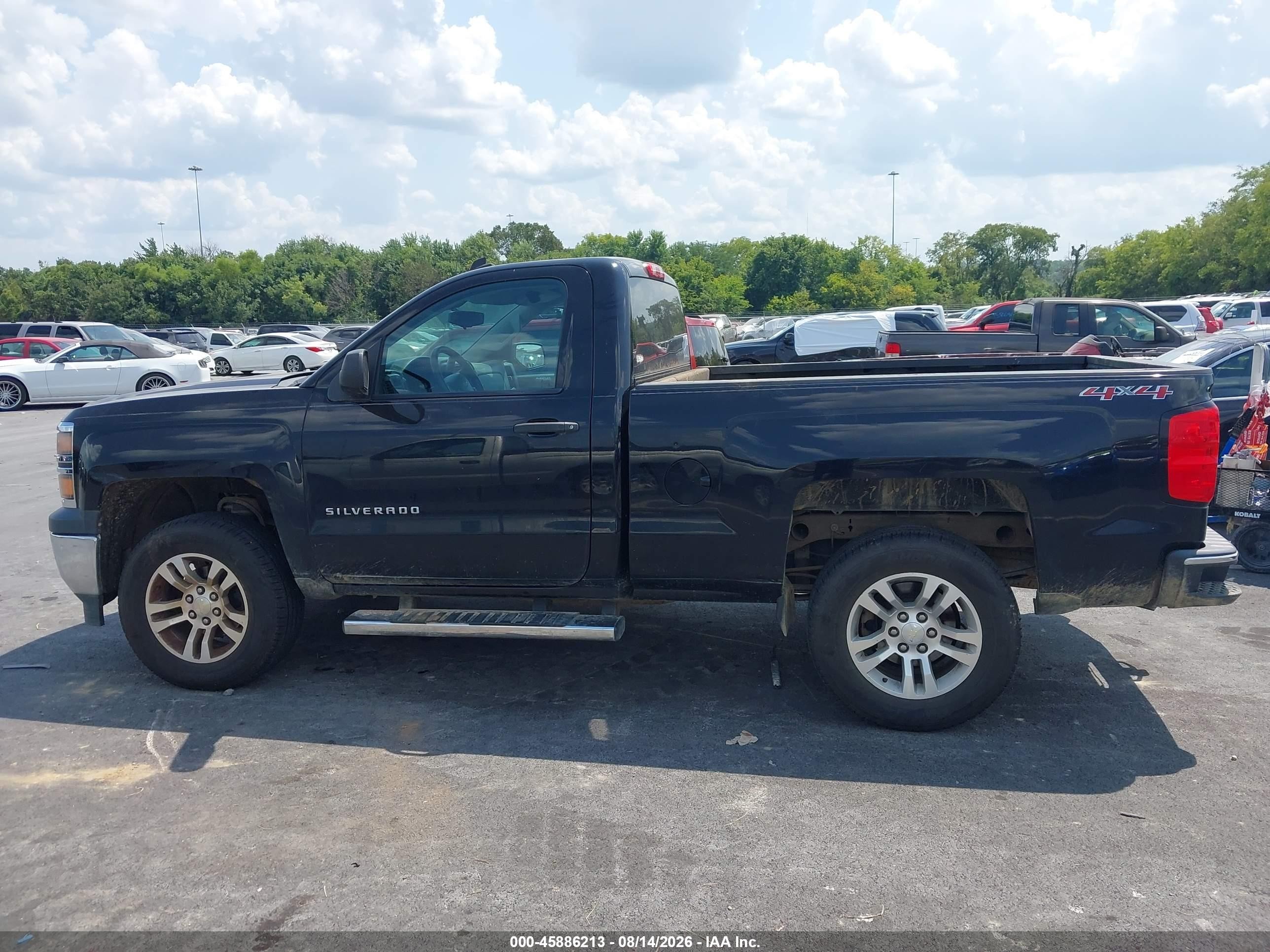 2014 Chevrolet Silverado 1500 Work Truck Черный vin: 1GCNKPEH9EZ320895