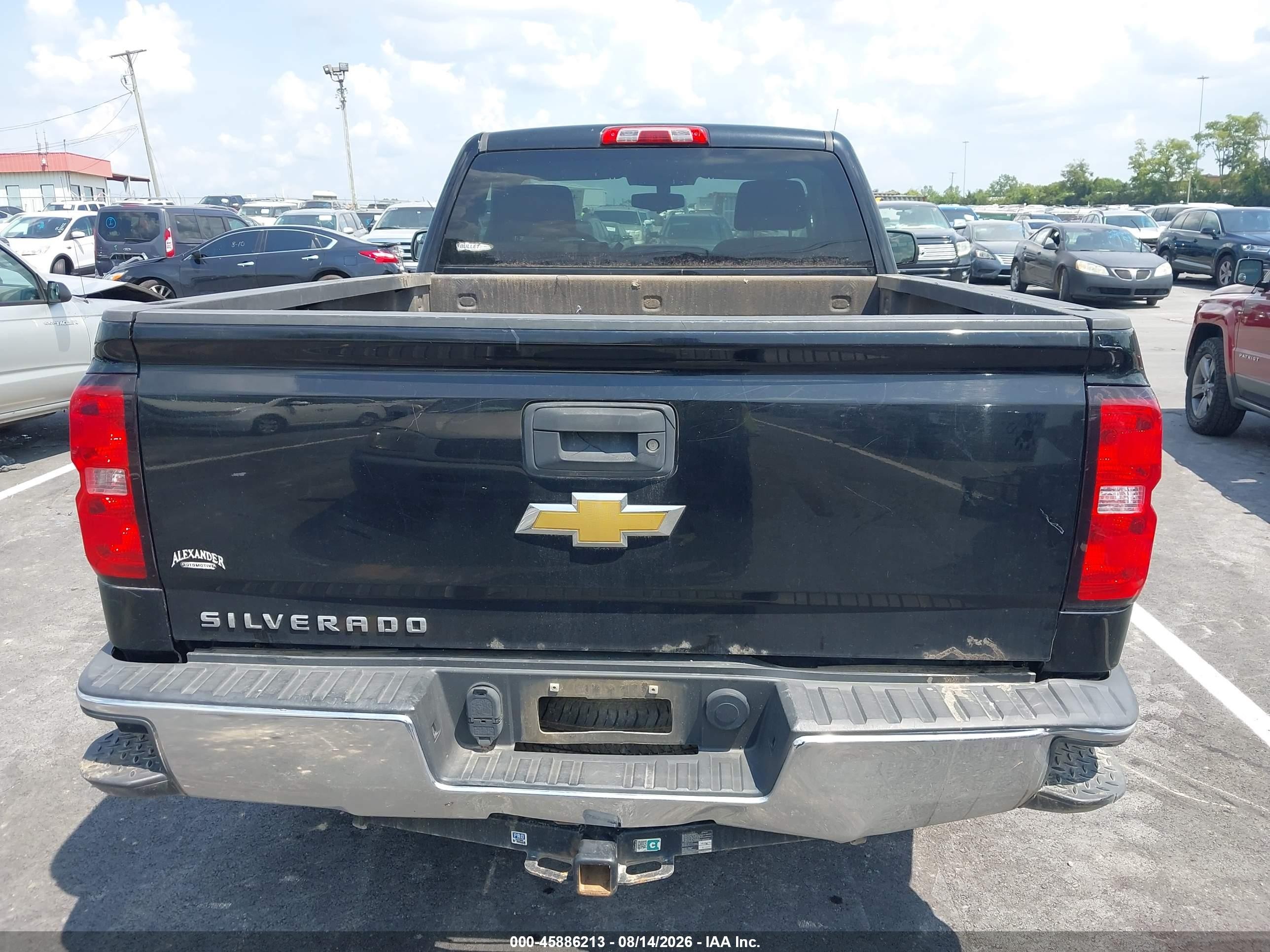 2014 Chevrolet Silverado 1500 Work Truck Черный vin: 1GCNKPEH9EZ320895