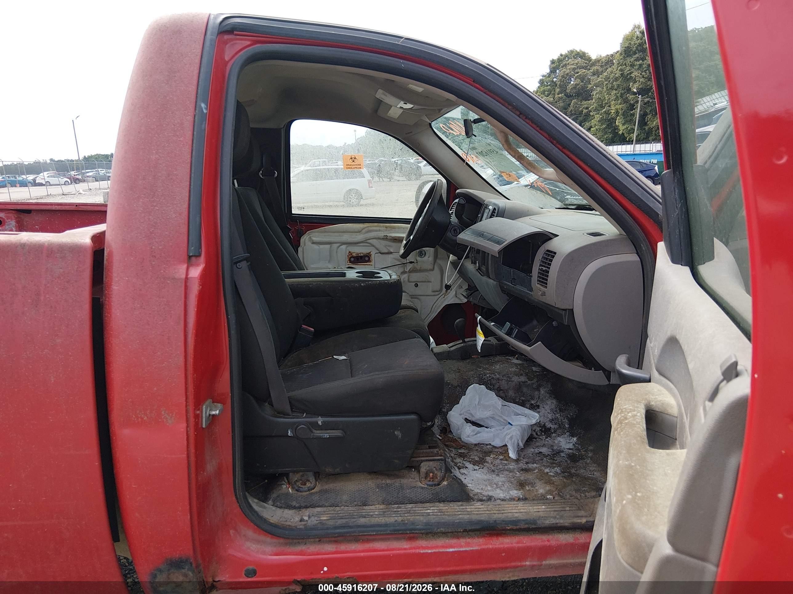 2011 Chevrolet Silverado 1500 Work Truck Red vin: 1GCNKPEX0BZ395777