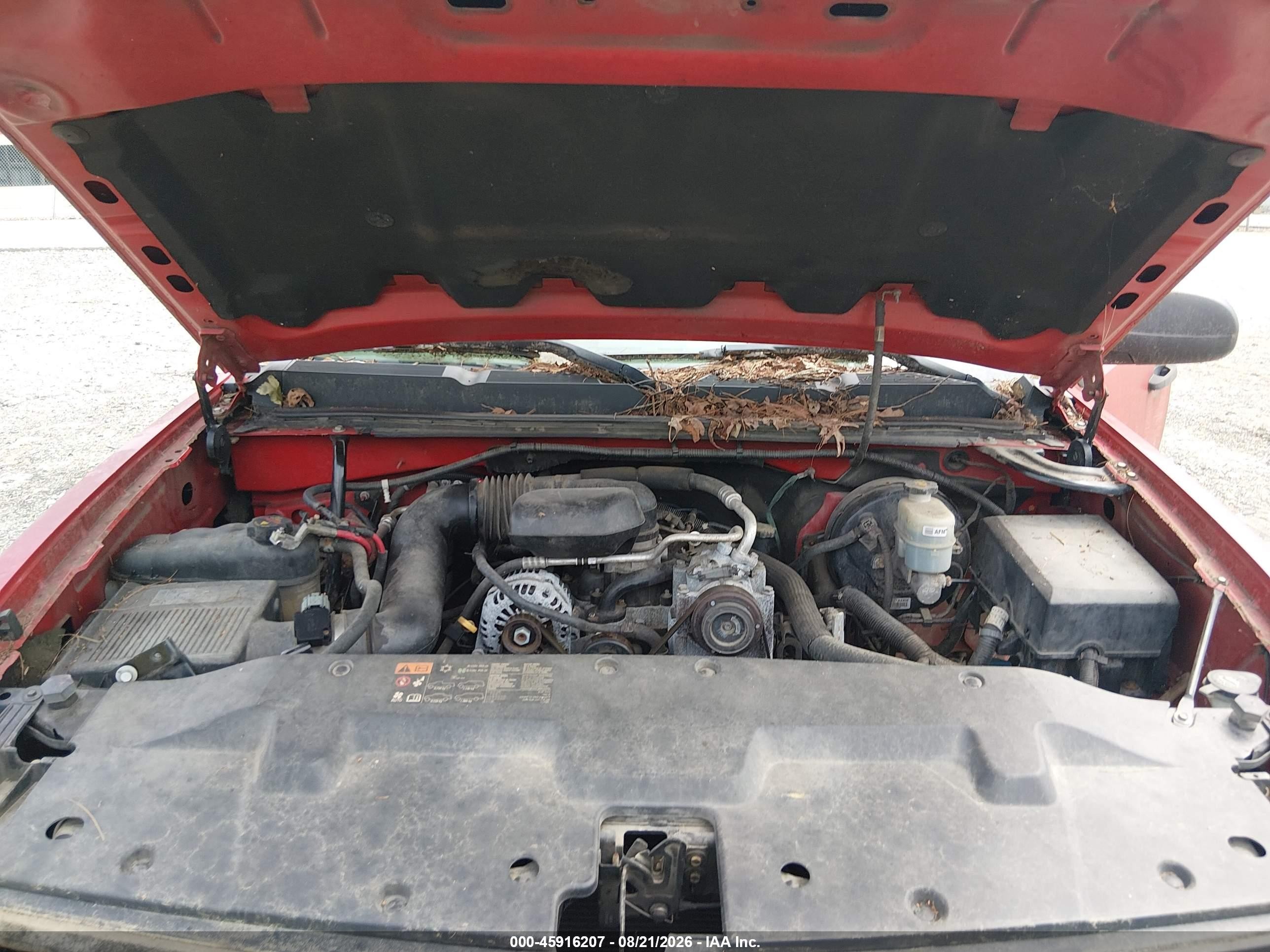 2011 Chevrolet Silverado 1500 Work Truck Red vin: 1GCNKPEX0BZ395777
