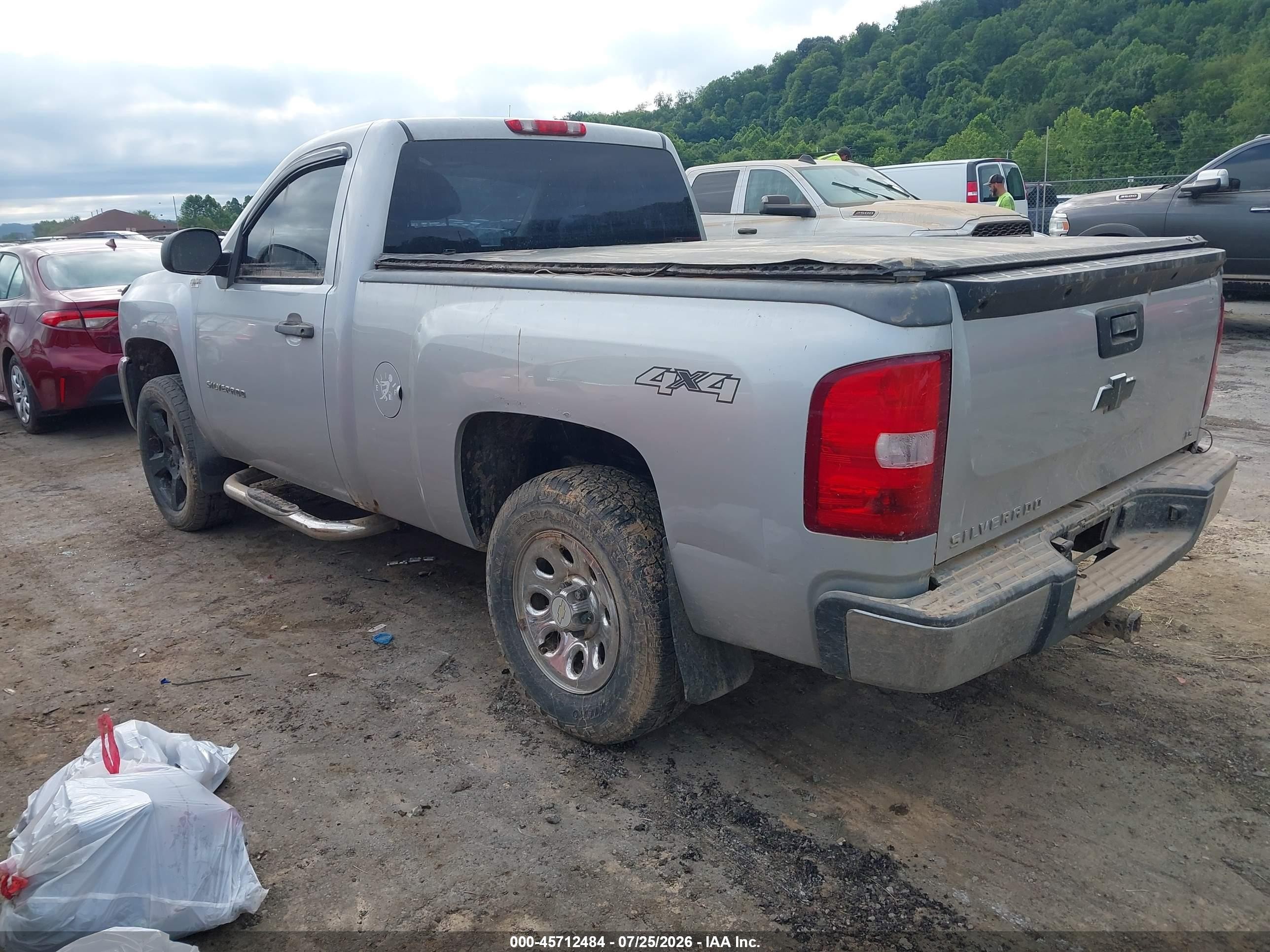 2012 Chevrolet Silverado 1500 Work Truck Silver vin: 1GCNKPEX0CZ288858