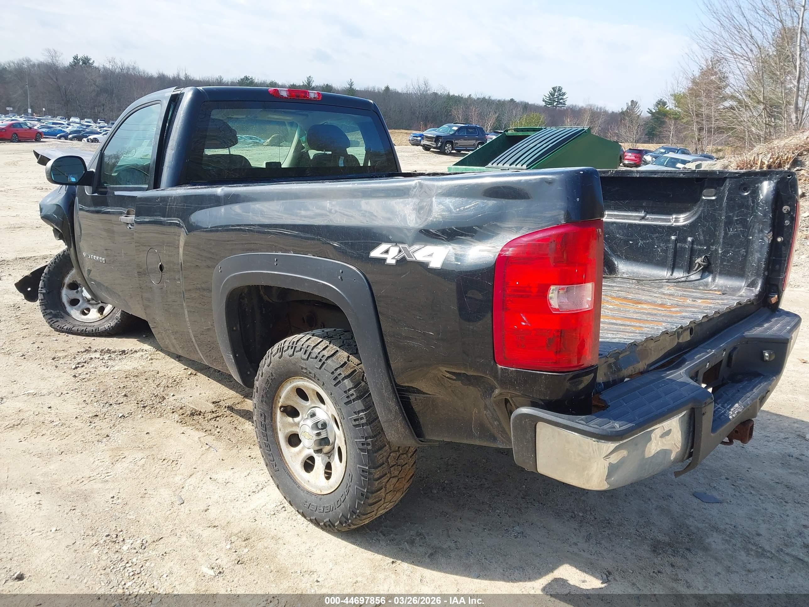 2012 Chevrolet Silverado 1500 Work Truck Black vin: 1GCNKPEX1CZ203008