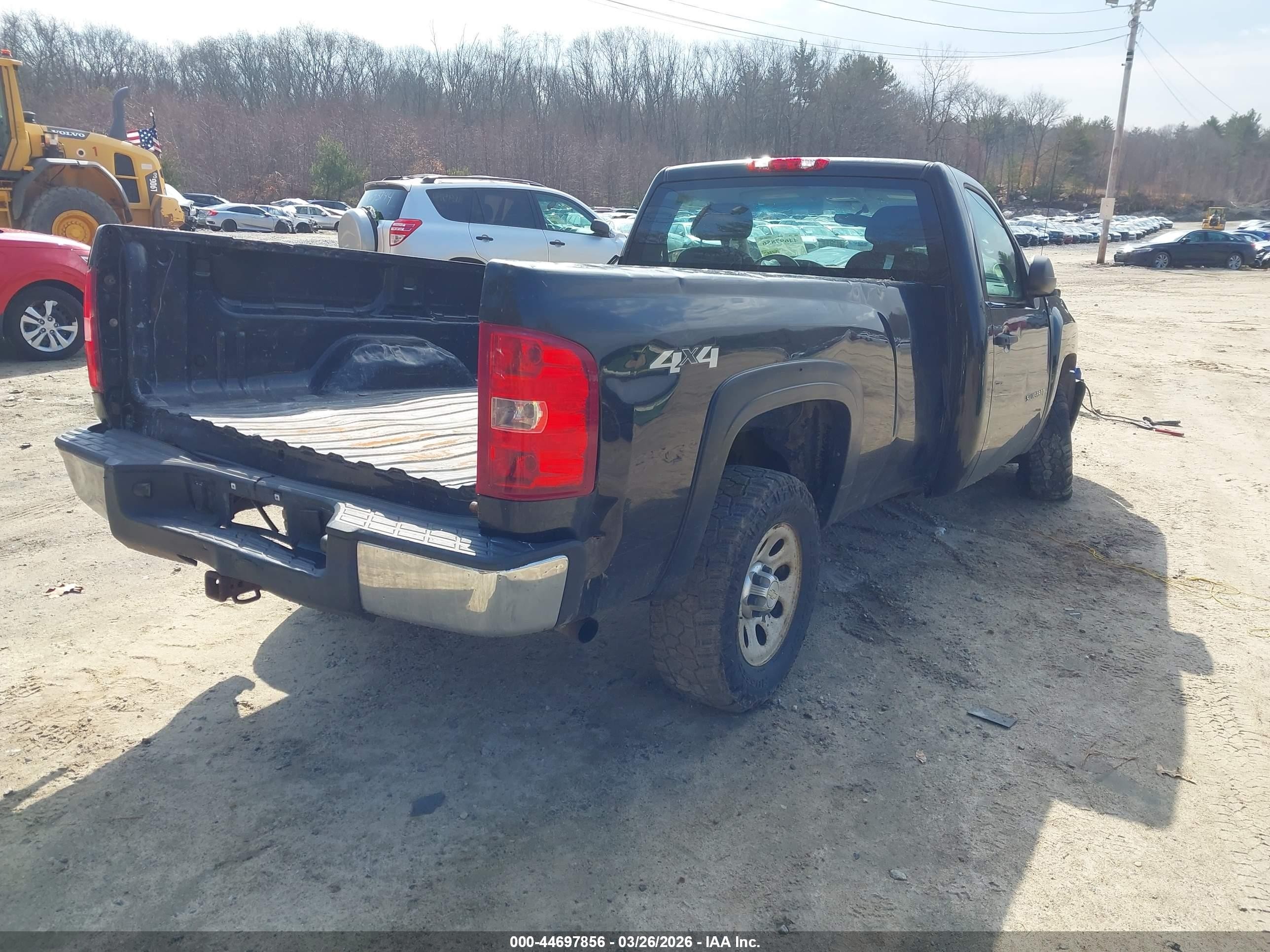 2012 Chevrolet Silverado 1500 Work Truck Black vin: 1GCNKPEX1CZ203008