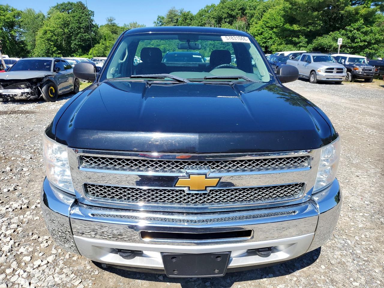 2013 Chevrolet Silverado K1500 Black vin: 1GCNKPEX3DZ298575