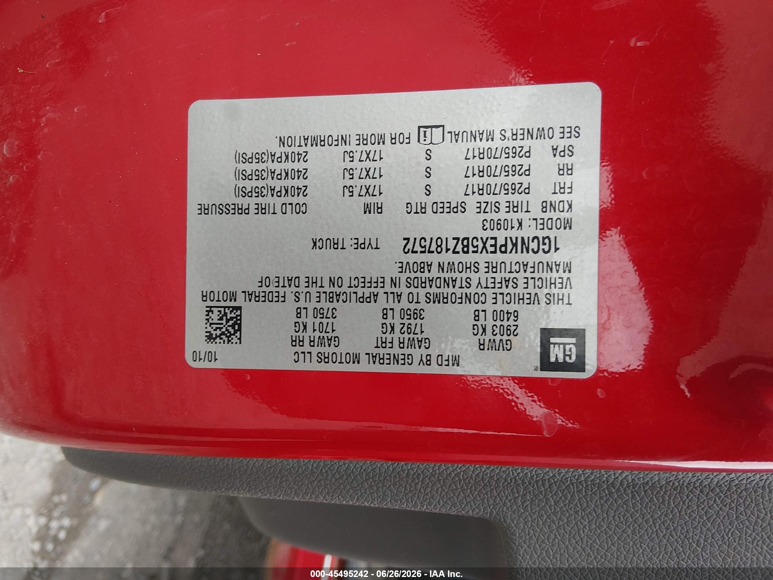 2011 Chevrolet Silverado 1500 Work Truck Red vin: 1GCNKPEX5BZ187572