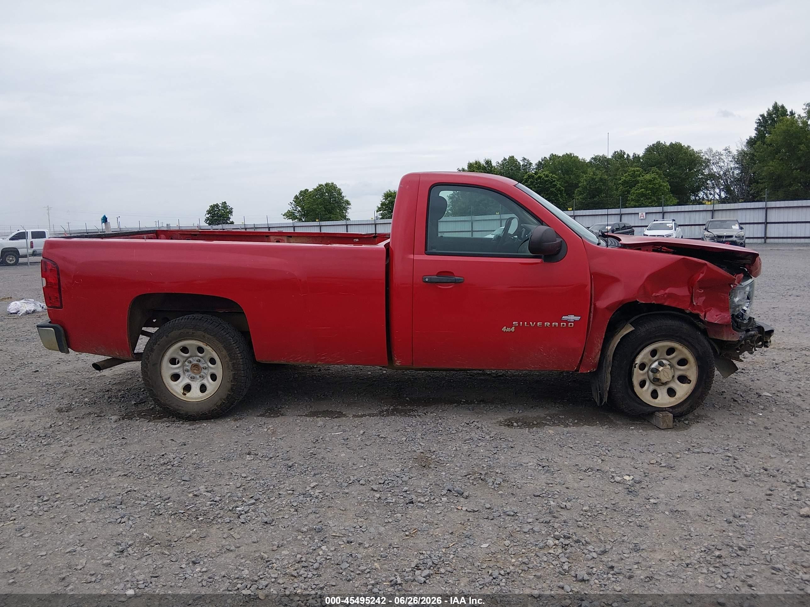 2011 Chevrolet Silverado 1500 Work Truck Red vin: 1GCNKPEX5BZ187572