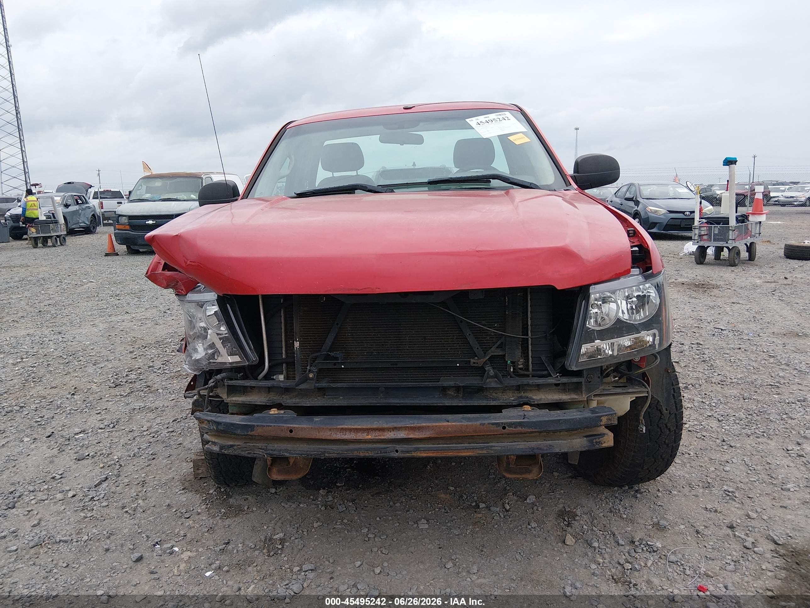 2011 Chevrolet Silverado 1500 Work Truck Red vin: 1GCNKPEX5BZ187572