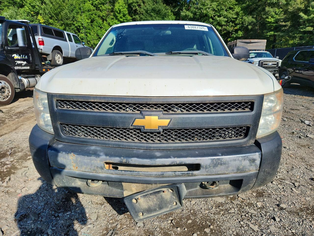 2013 Chevrolet Silverado K1500 Белый vin: 1GCNKPEX5DZ284998