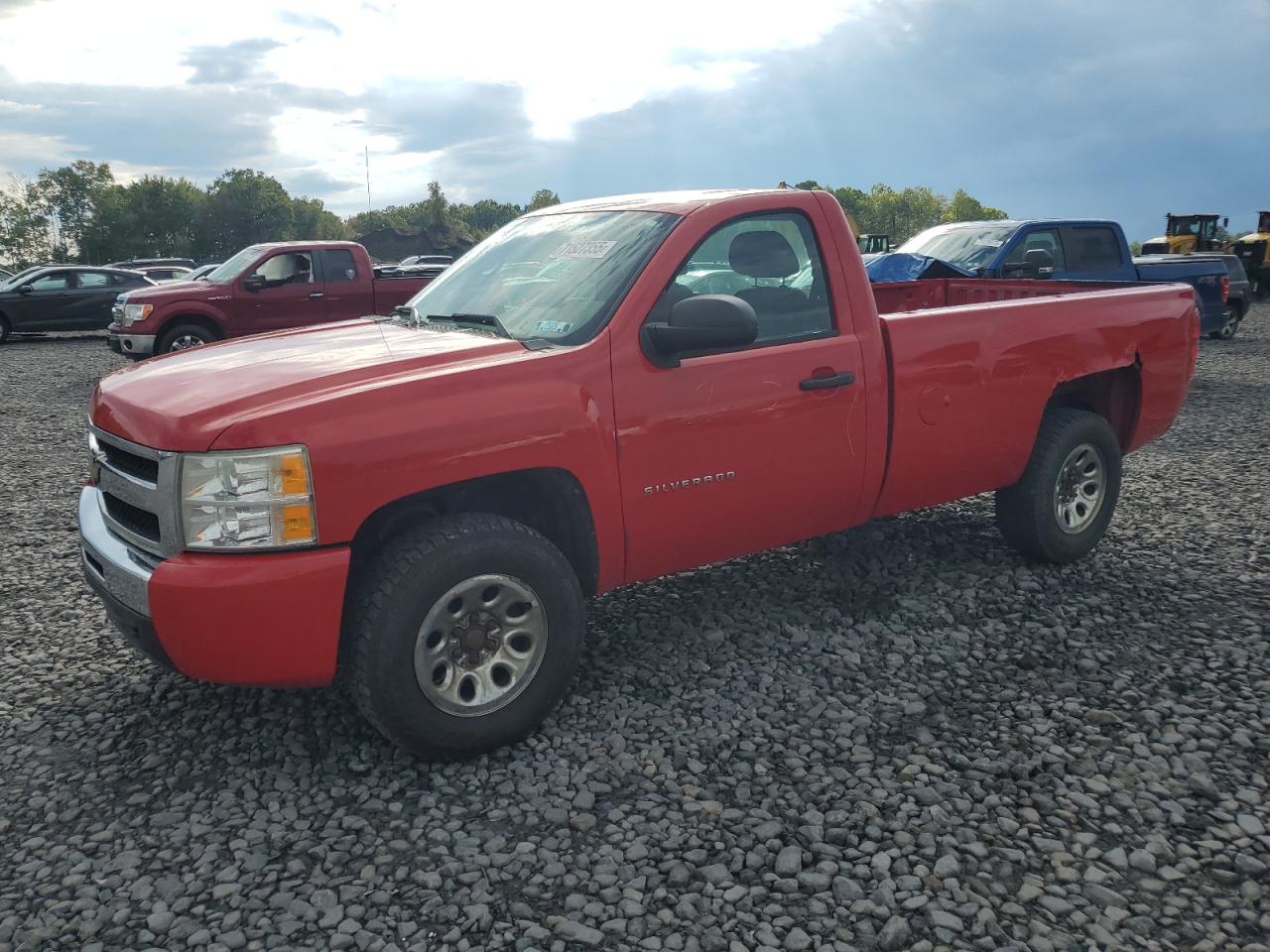 2011 Chevrolet Silverado K1500 Красный vin: 1GCNKPEX6BZ345725