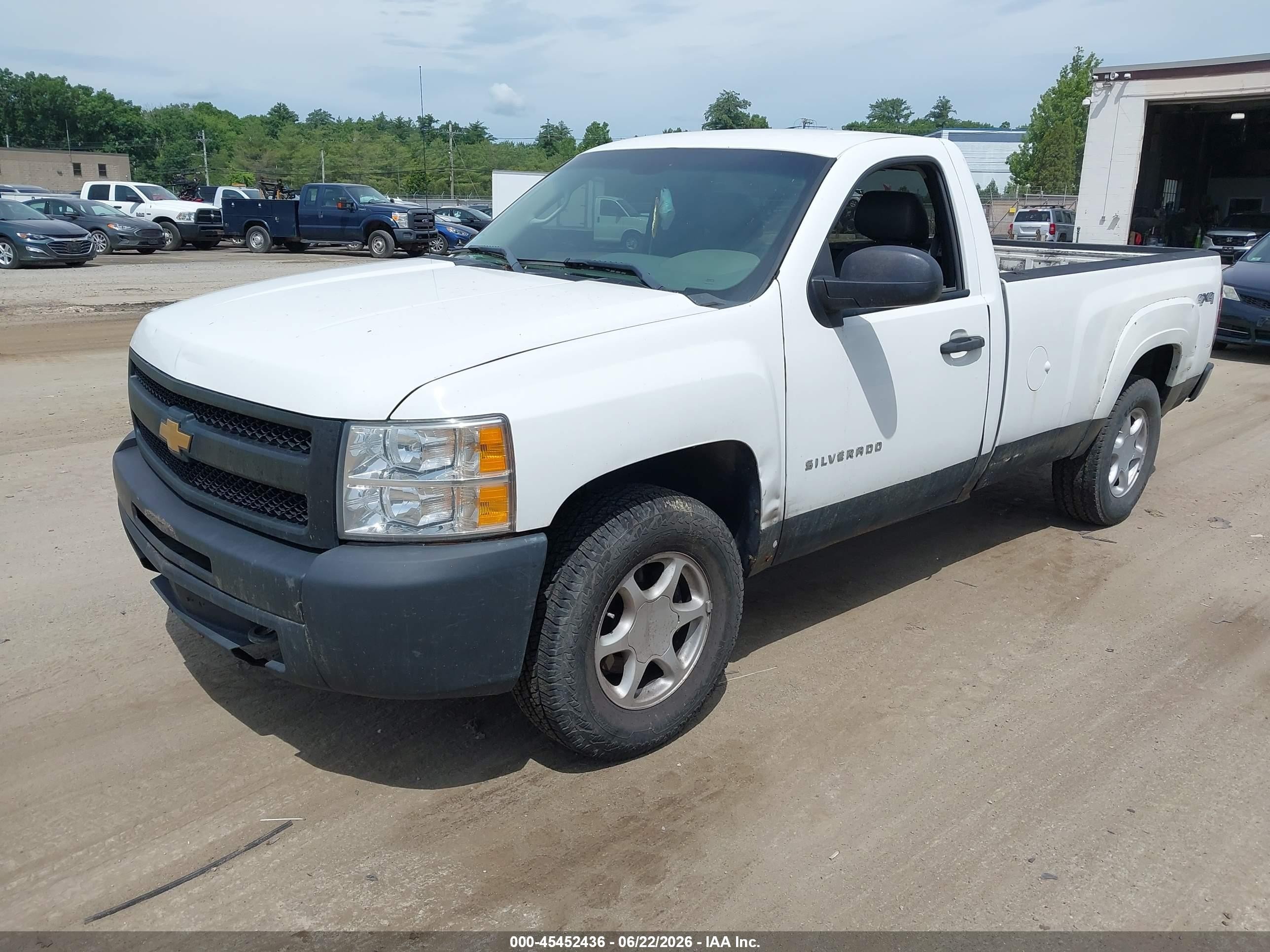 2012 Chevrolet Silverado 1500 Work Truck White vin: 1GCNKPEX6CZ245660