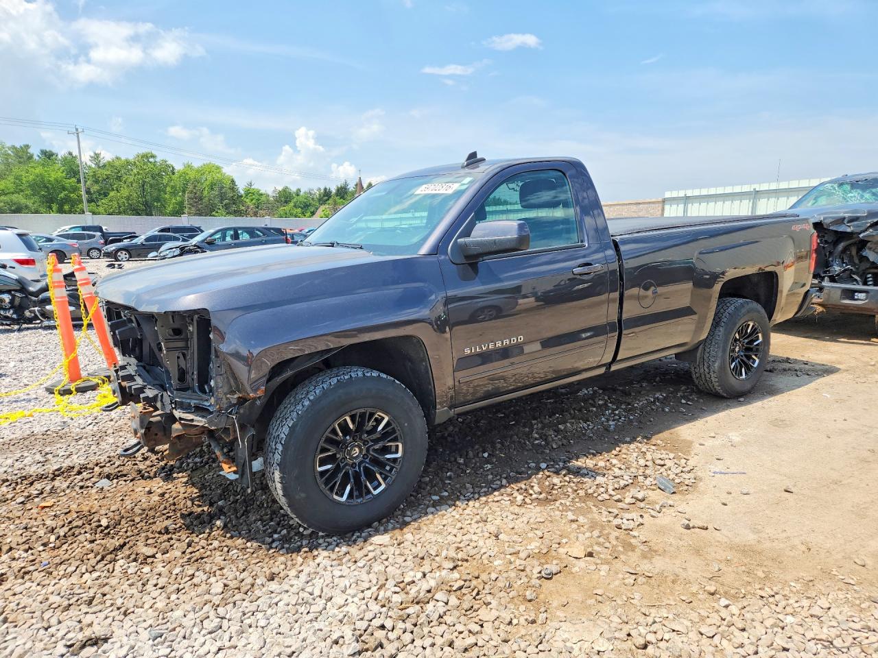 2015 Chevrolet Silverado K1500 Lt Gray vin: 1GCNKREC0FZ384146
