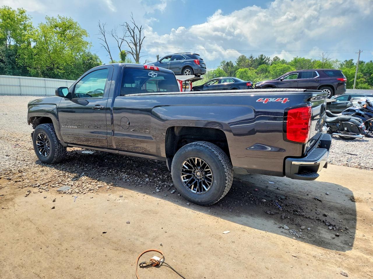 2015 Chevrolet Silverado K1500 Lt Gray vin: 1GCNKREC0FZ384146