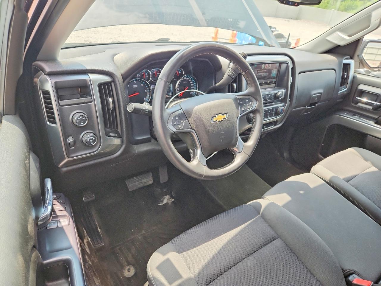 2015 Chevrolet Silverado K1500 Lt Gray vin: 1GCNKREC0FZ384146