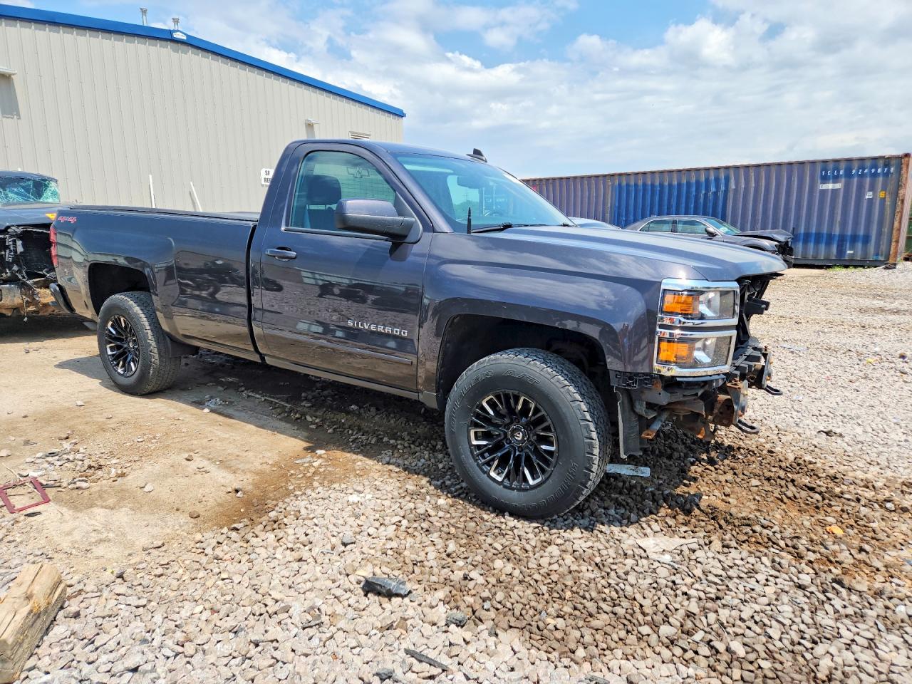 2015 Chevrolet Silverado K1500 Lt Gray vin: 1GCNKREC0FZ384146