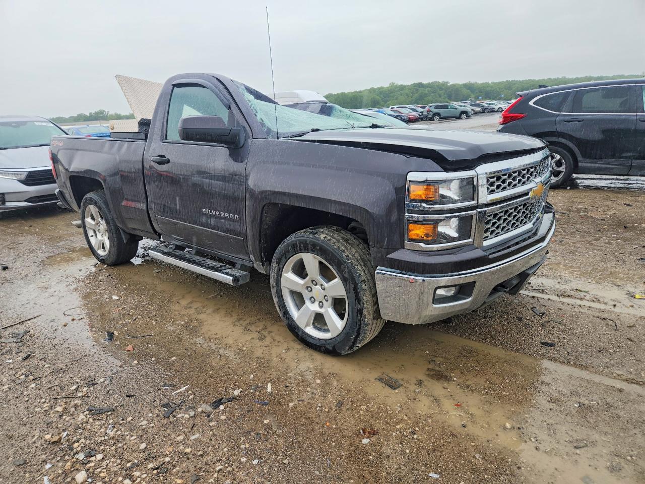 2015 Chevrolet Silverado K1500 Lt Черный vin: 1GCNKREC3FZ180215