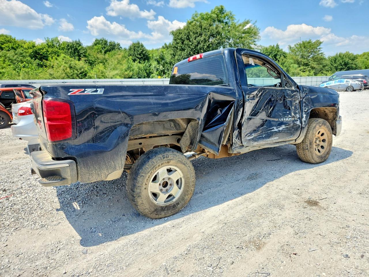 2014 Chevrolet Silverado K1500 Lt Black vin: 1GCNKREC6EZ120976