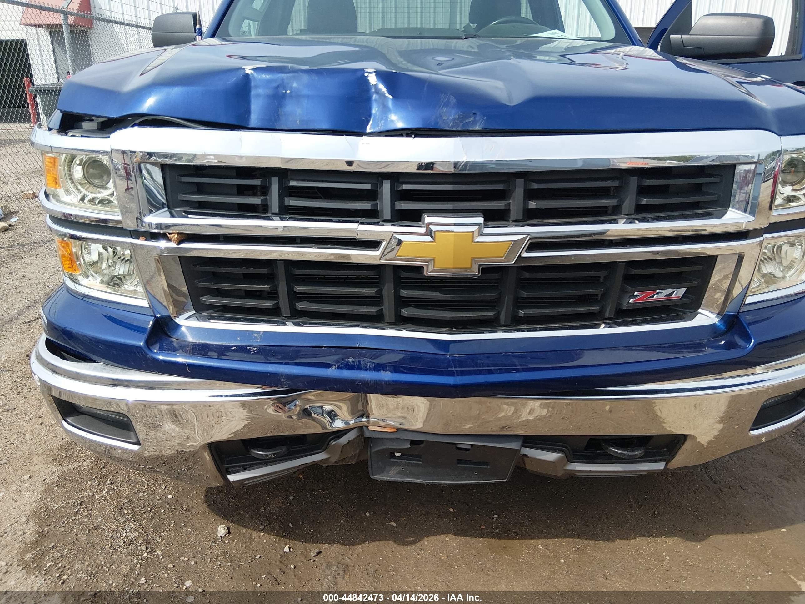 2014 Chevrolet Silverado 1500 2lt Blue vin: 1GCNKREC7EZ148284