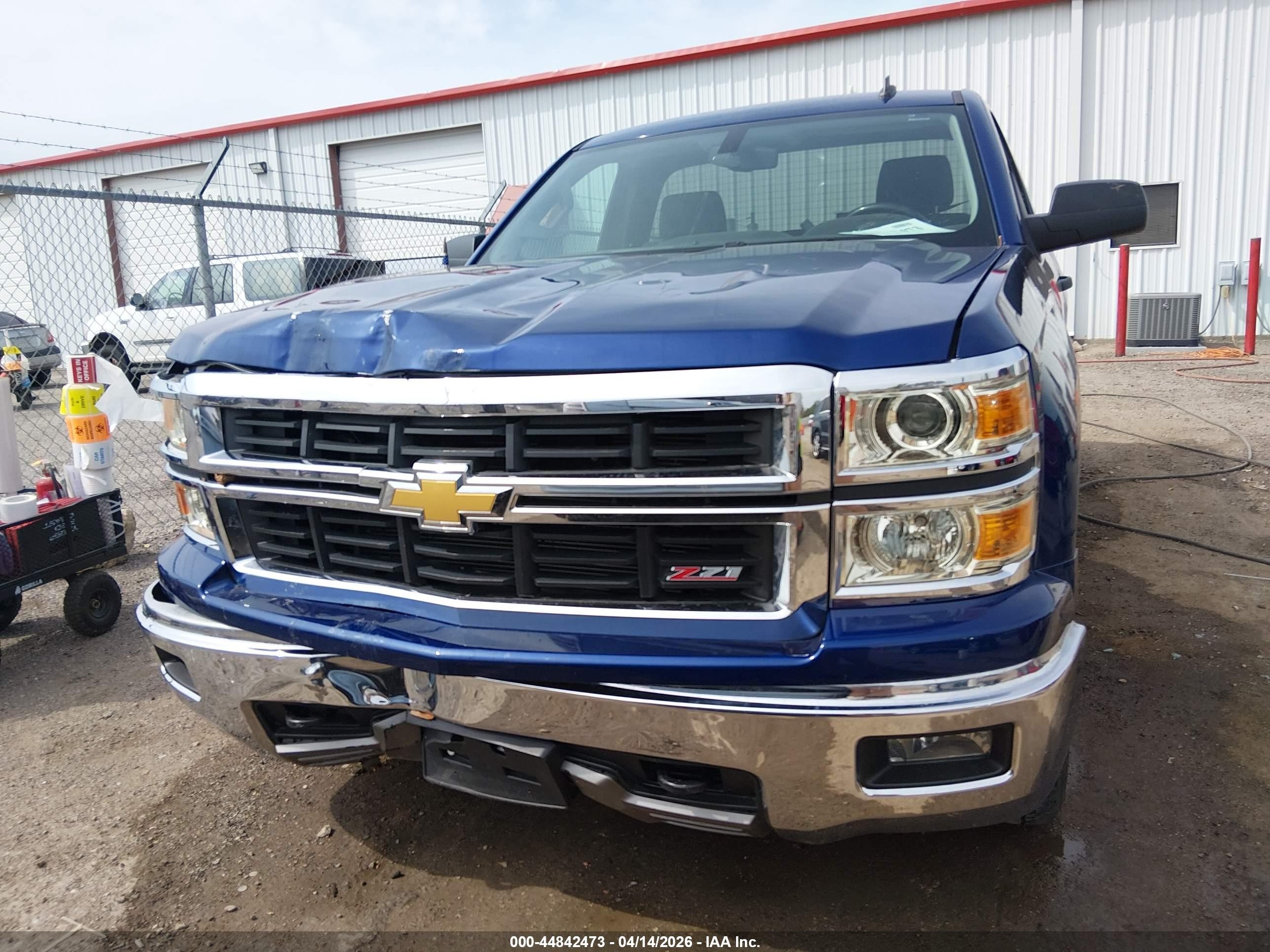 2014 Chevrolet Silverado 1500 2lt Blue vin: 1GCNKREC7EZ148284