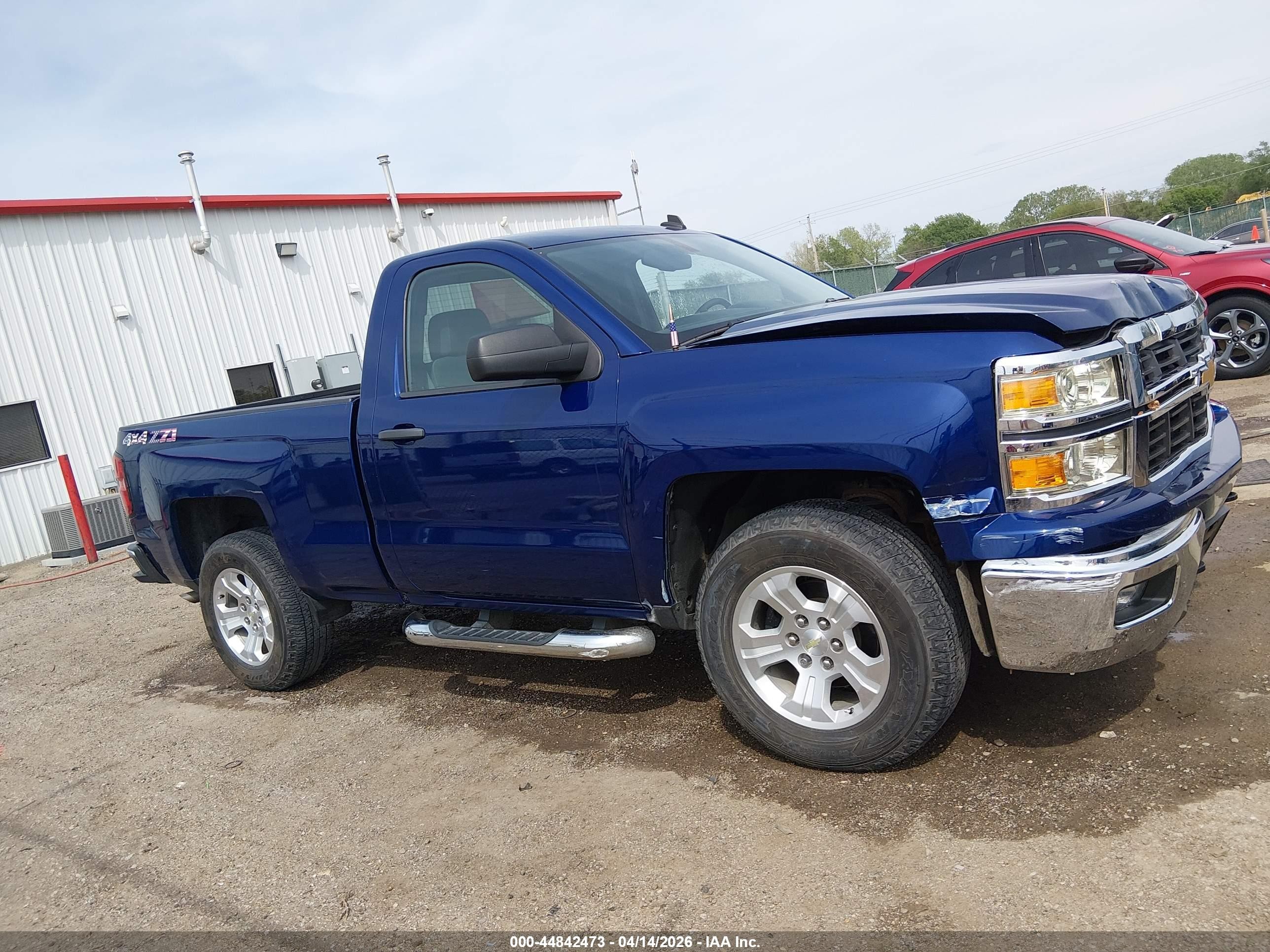 2014 Chevrolet Silverado 1500 2lt Blue vin: 1GCNKREC7EZ148284