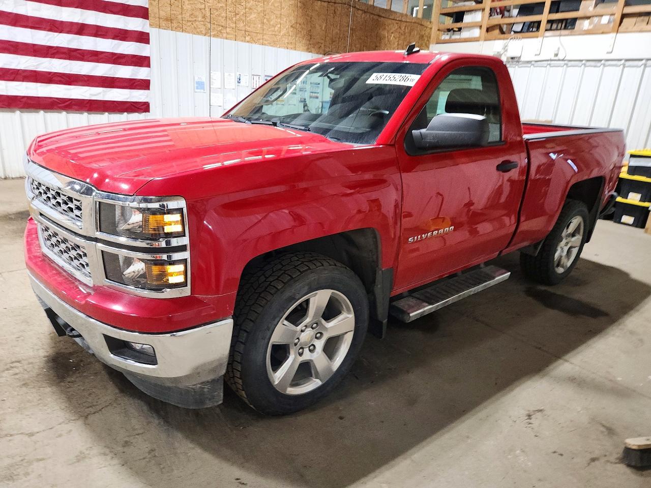 2014 Chevrolet Silverado K1500 Lt Red vin: 1GCNKREC8EZ412788