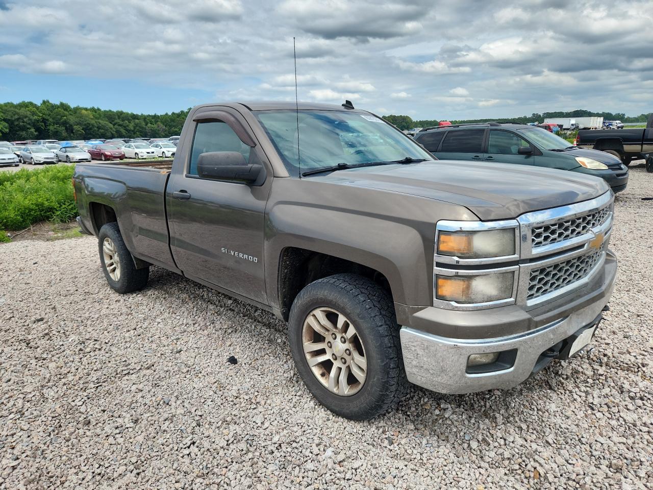 2014 Chevrolet Silverado K1500 Lt Brown vin: 1GCNKREC9EZ245339