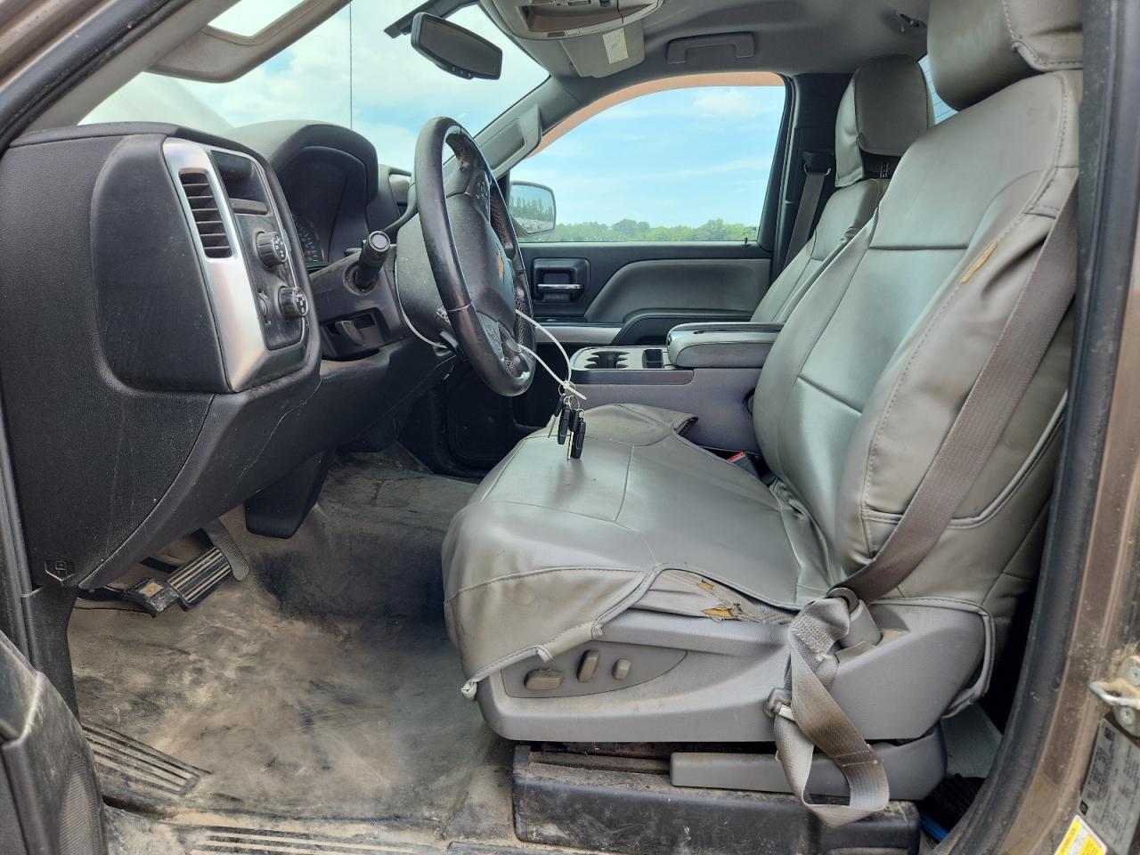 2014 Chevrolet Silverado K1500 Lt Brown vin: 1GCNKREC9EZ245339