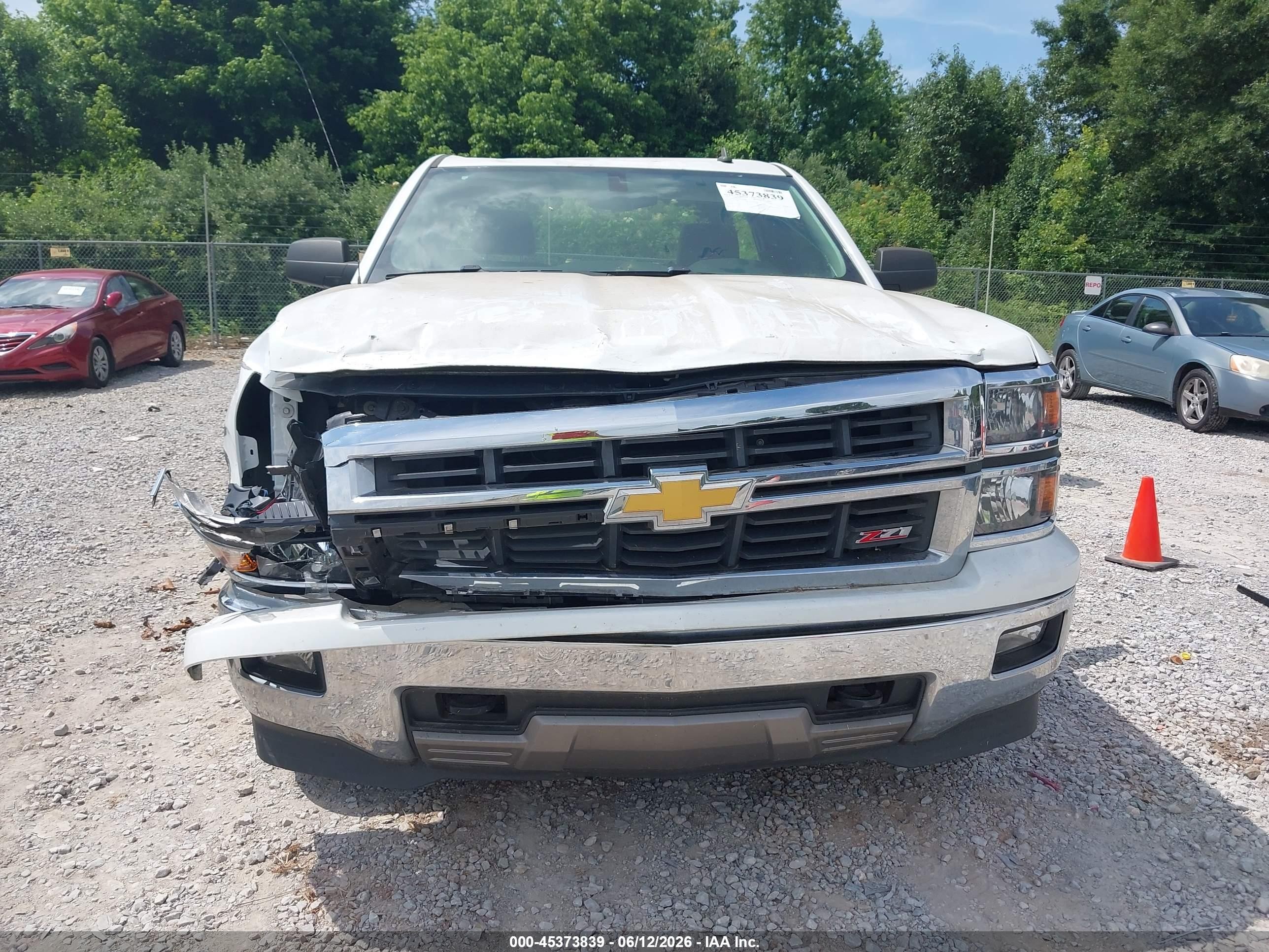 2014 Chevrolet Silverado 1500 Lt White vin: 1GCNKRECXEZ291990