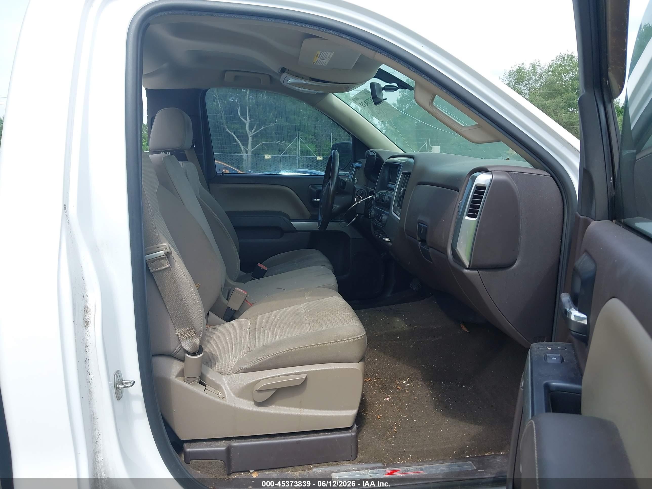 2014 Chevrolet Silverado 1500 Lt White vin: 1GCNKRECXEZ291990