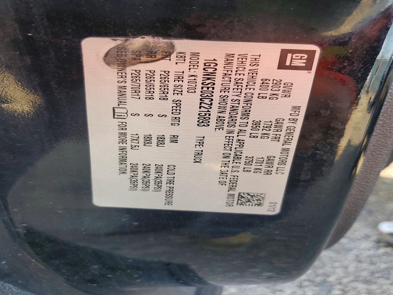 2012 Chevrolet Silverado K1500 Lt Black vin: 1GCNKSE03CZ215893