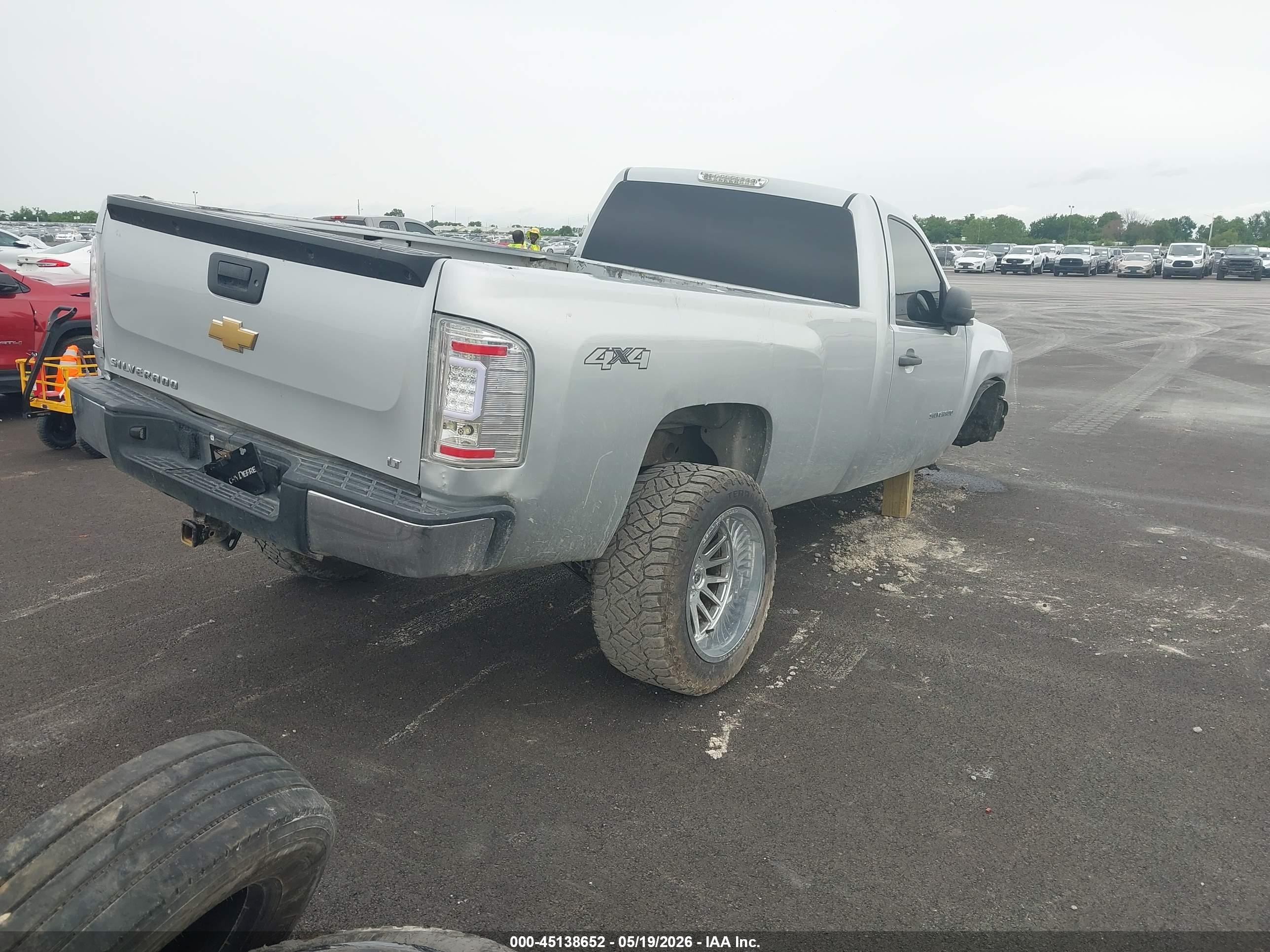 2013 Chevrolet Silverado 1500 Lt Silver vin: 1GCNKSE03DZ345948