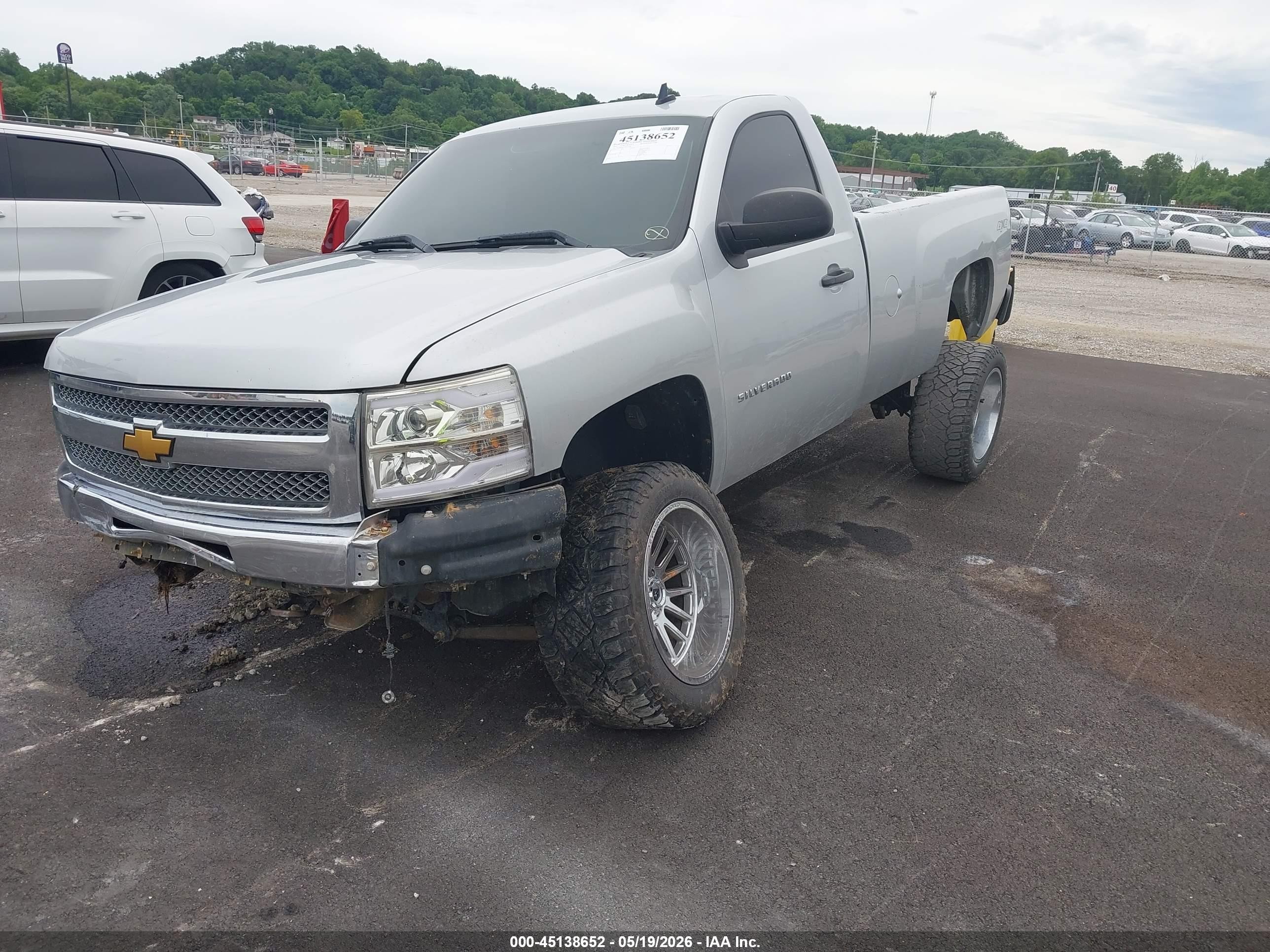 2013 Chevrolet Silverado 1500 Lt Silver vin: 1GCNKSE03DZ345948