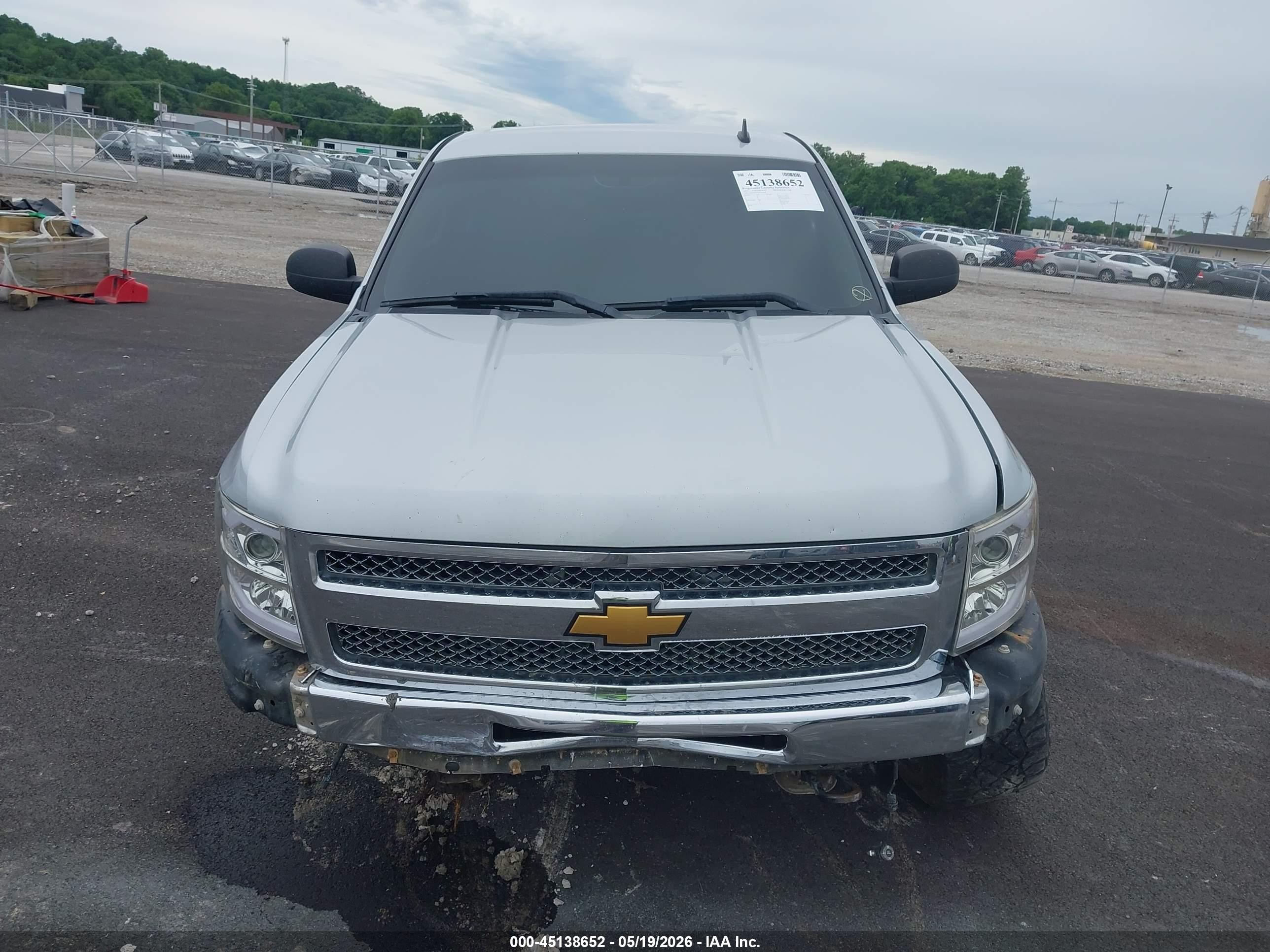 2013 Chevrolet Silverado 1500 Lt Silver vin: 1GCNKSE03DZ345948