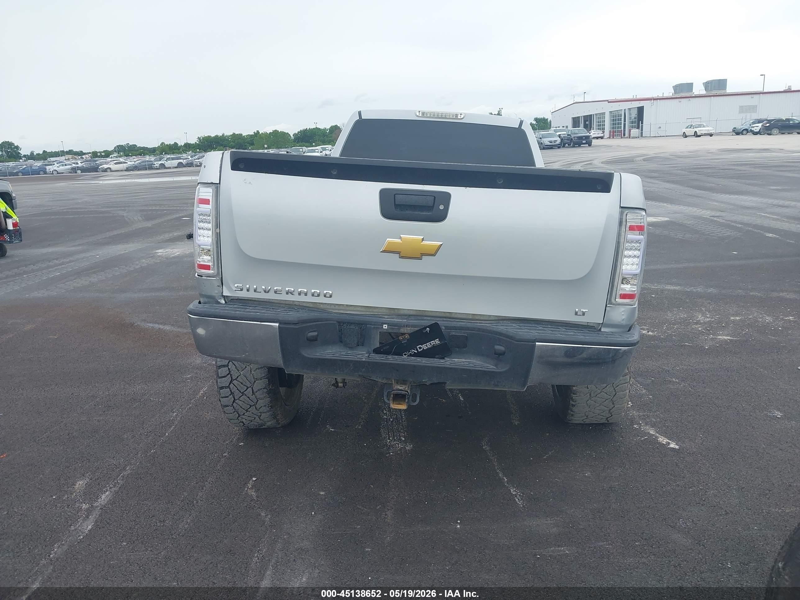 2013 Chevrolet Silverado 1500 Lt Silver vin: 1GCNKSE03DZ345948