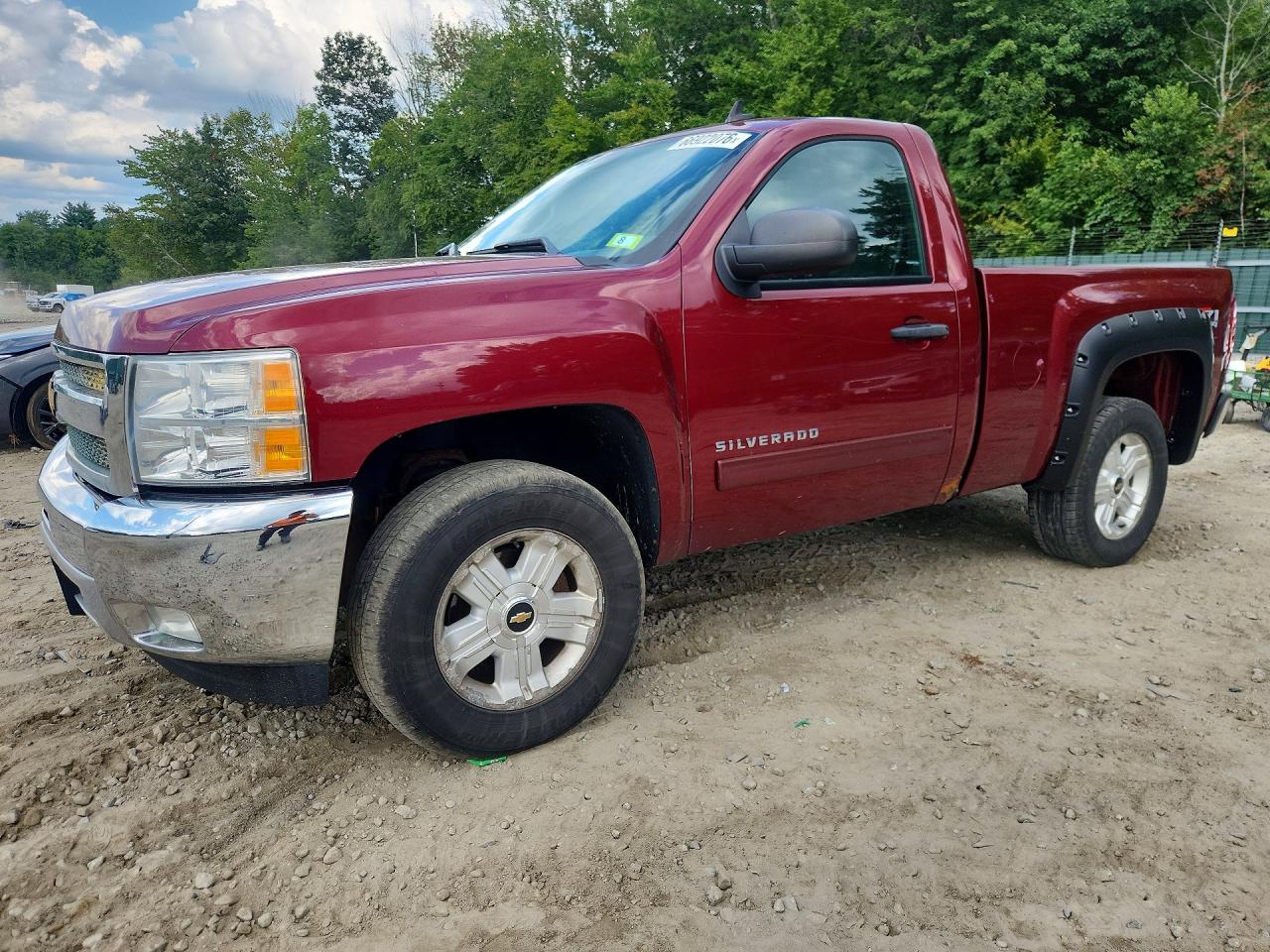 2013 Chevrolet Silverado K1500 Lt Burgundy vin: 1GCNKSE04DZ330259