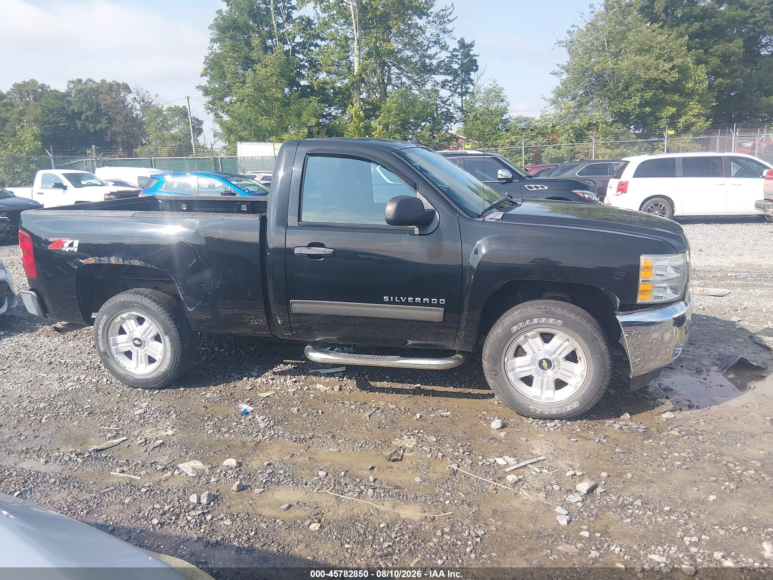 2013 Chevrolet Silverado 1500 Lt Black vin: 1GCNKSE06DZ320140