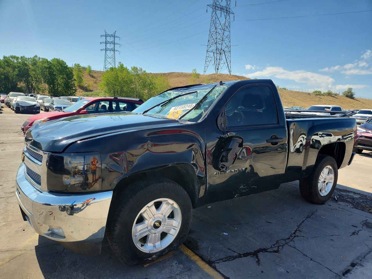 2013 Chevrolet Silverado K1500 Lt Black vin: 1GCNKSE09DZ402265