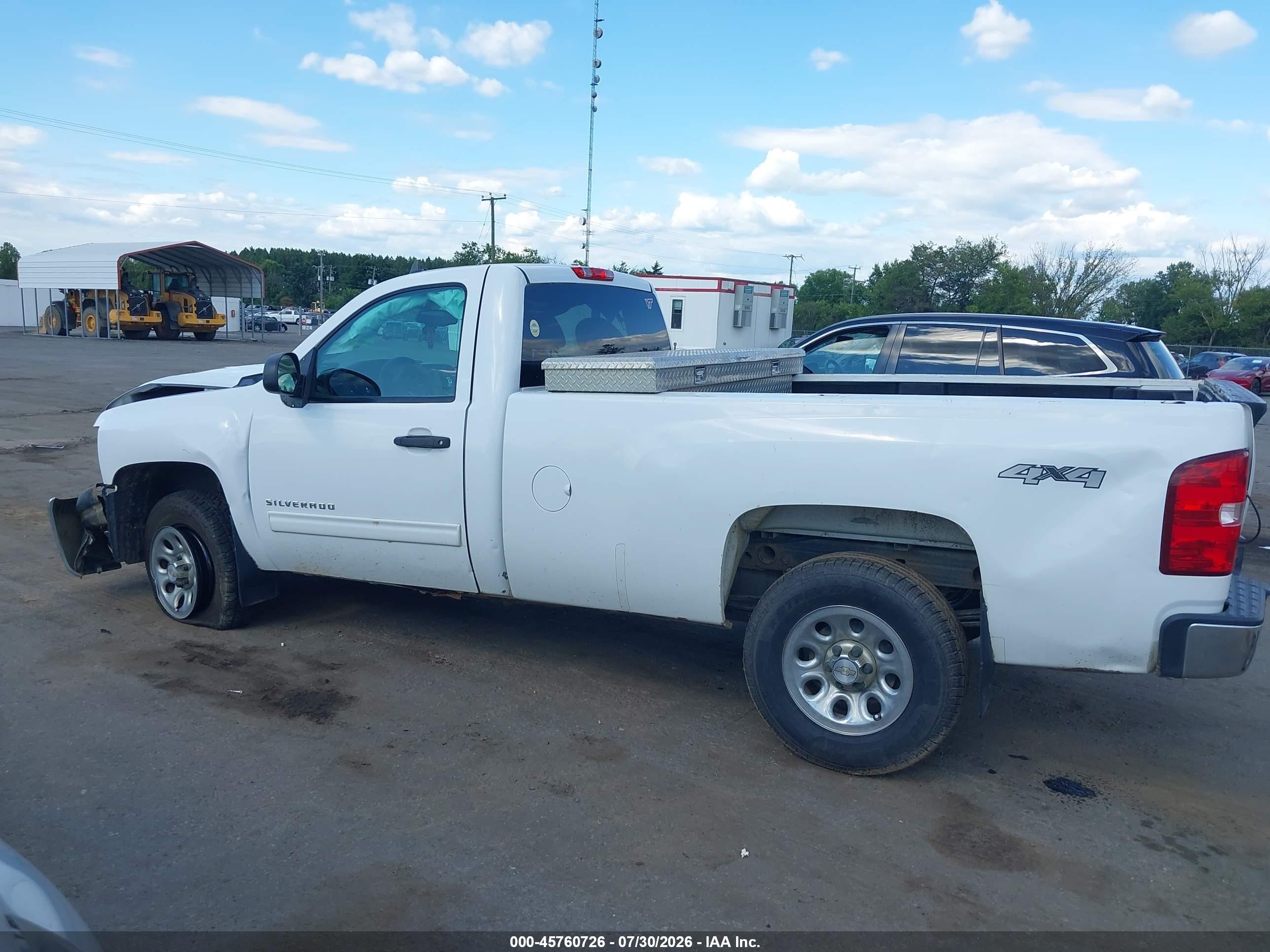 2012 Chevrolet Silverado 1500 Lt White vin: 1GCNKSEA6CZ117210