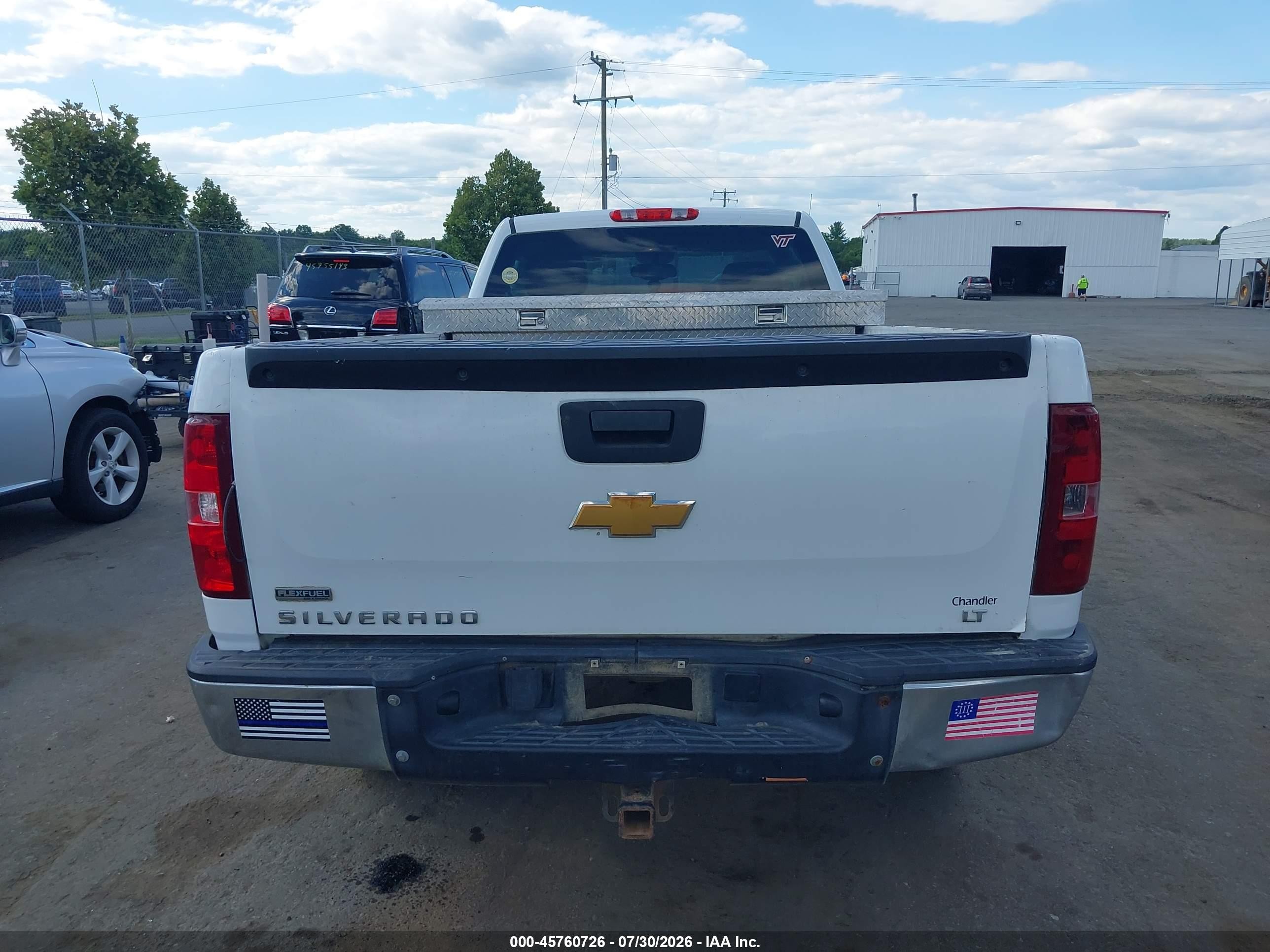 2012 Chevrolet Silverado 1500 Lt White vin: 1GCNKSEA6CZ117210