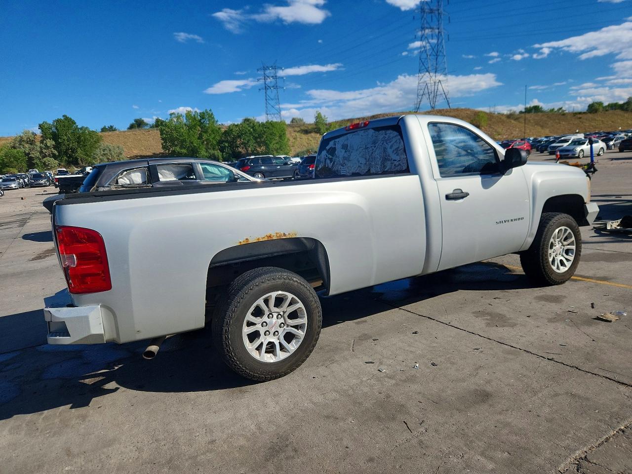 2012 Chevrolet Silverado K1500 Lt Silver vin: 1GCNKSEA9CZ293071