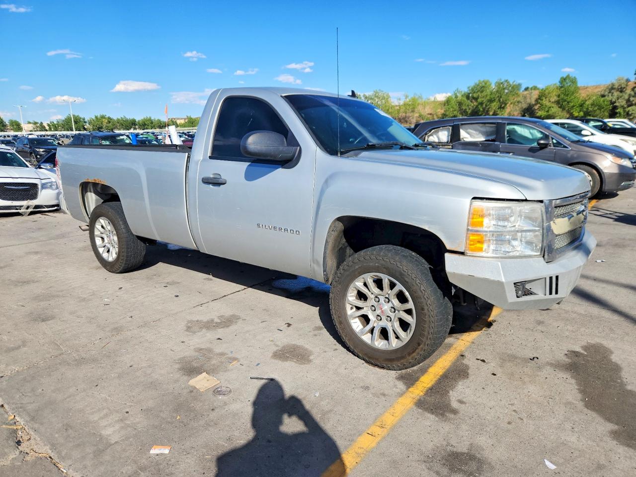 2012 Chevrolet Silverado K1500 Lt Silver vin: 1GCNKSEA9CZ293071