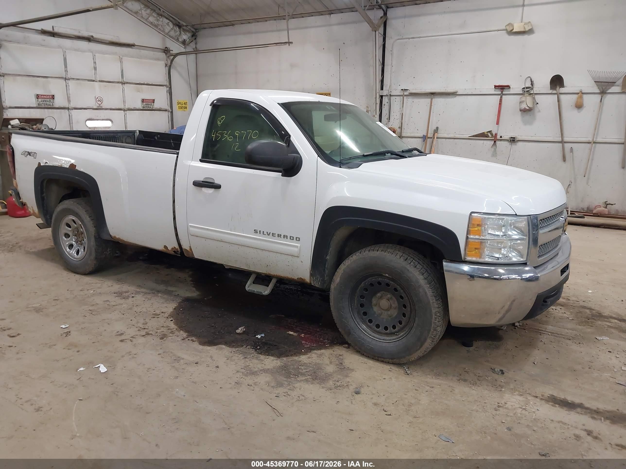 2012 Chevrolet Silverado 1500 Lt White vin: 1GCNKSEAXCZ120031