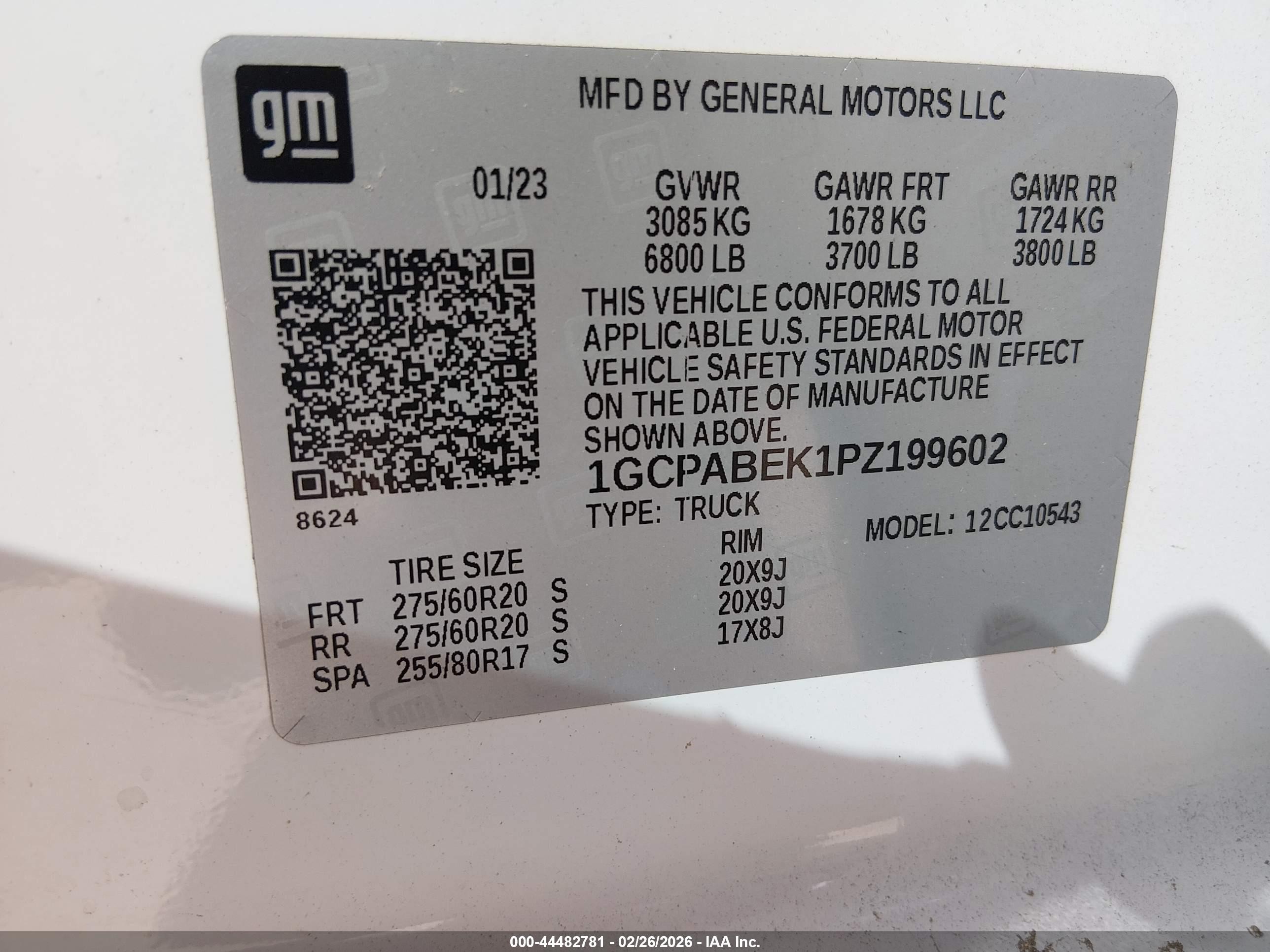 2023 Chevrolet Silverado 1500 2wd  Short Bed Custom White vin: 1GCPABEK1PZ199602
