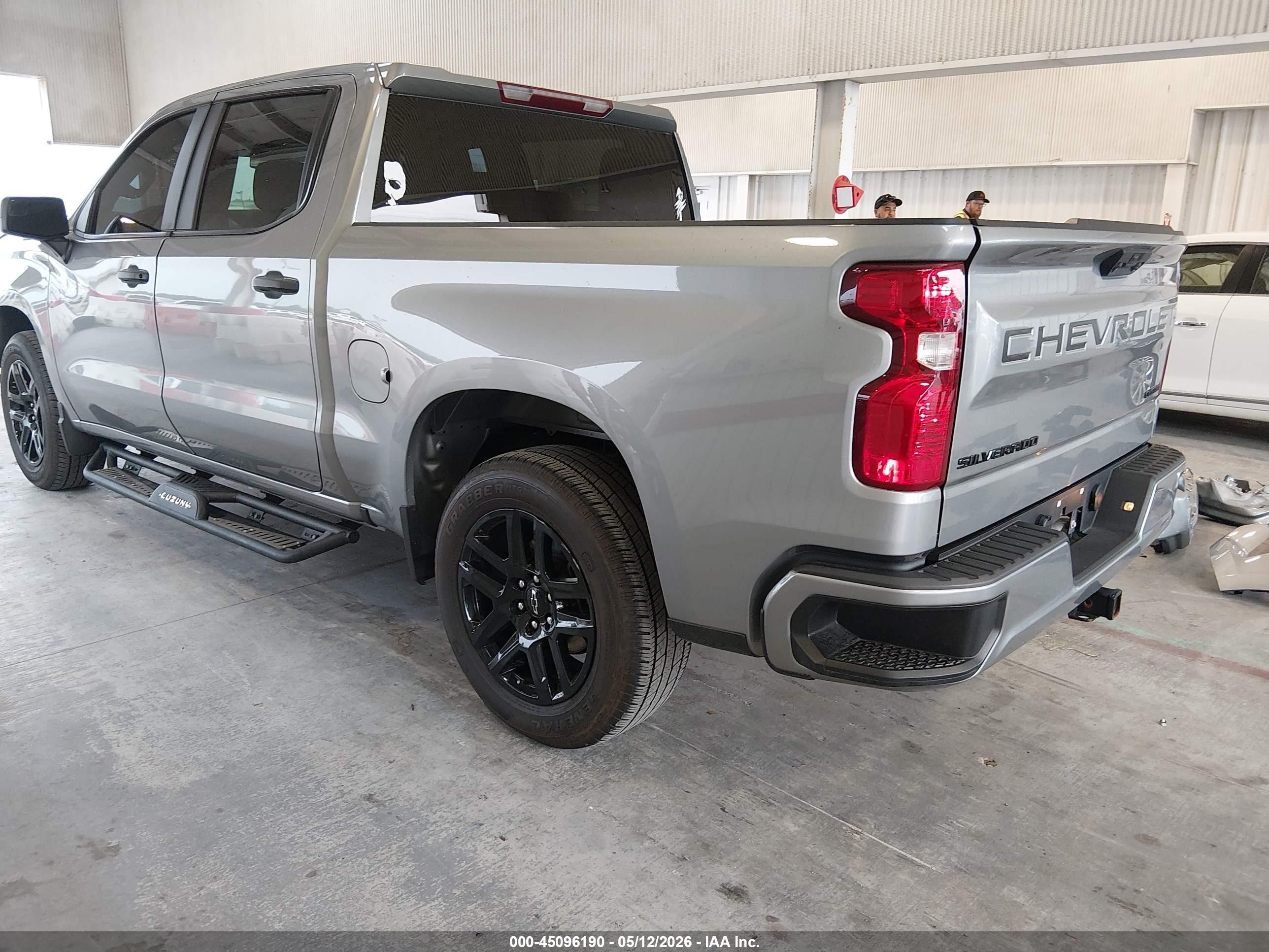 2024 Chevrolet Silverado 1500 2wd  Short Bed Custom Серый vin: 1GCPABEK9RZ347546
